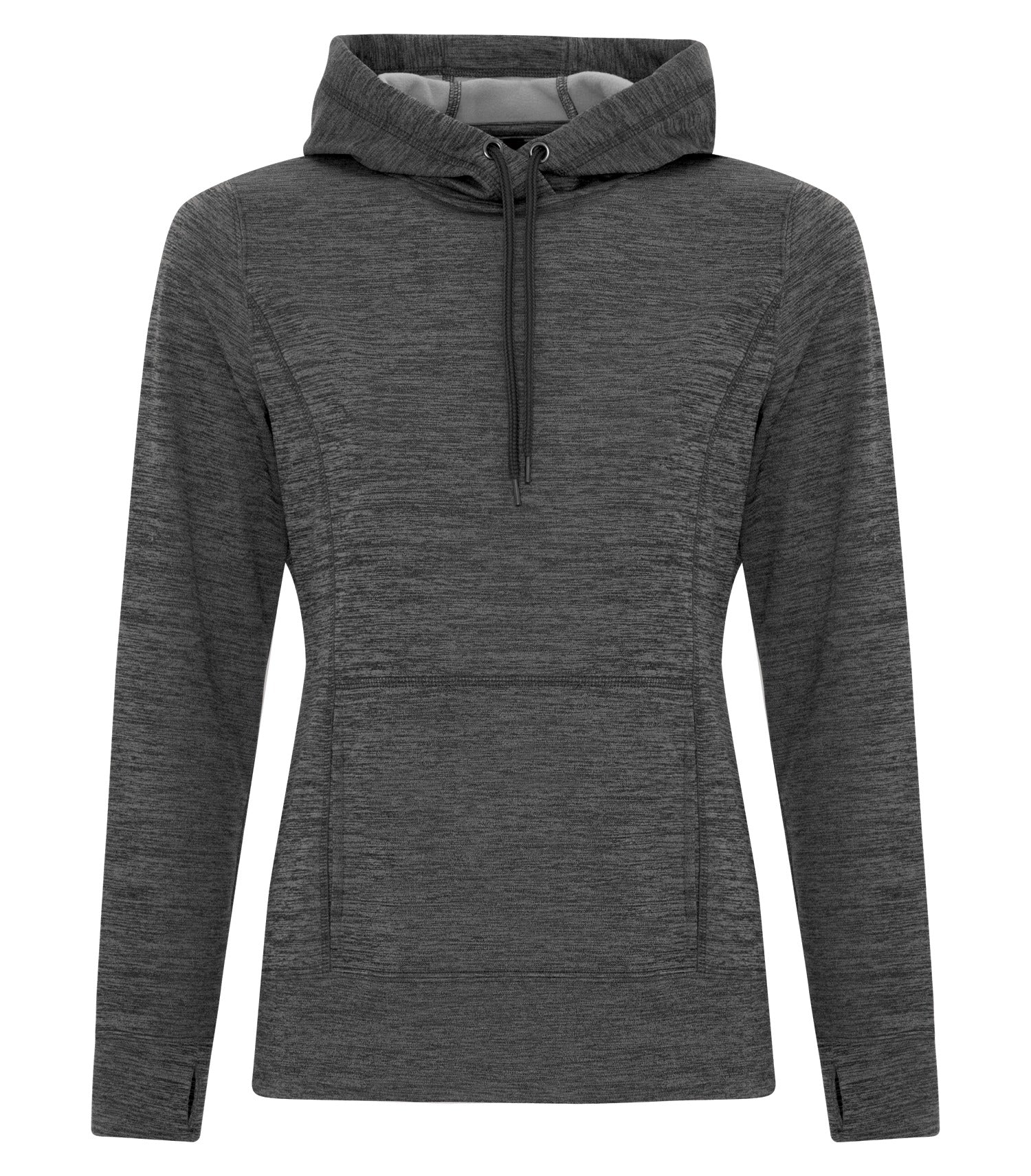 ATC - ATC™ DYNAMIC HEATHER FLEECE LADIES' HOODIE. - L2033 Charcoal Dynamic ATC L2033