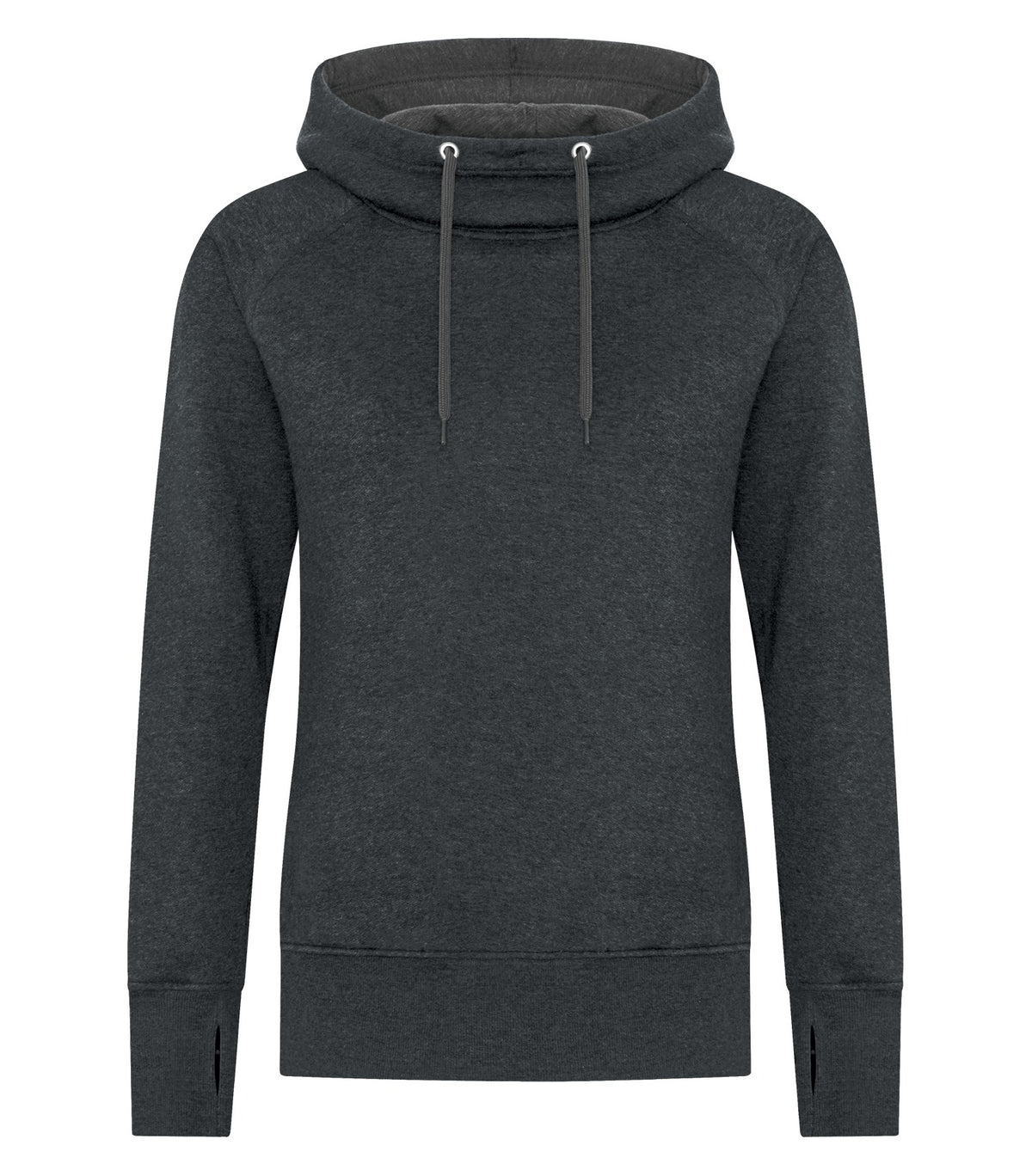 ATC ESACTIVE L2045, Esactive Vintage Ladies' Hoodie, Black Heather*