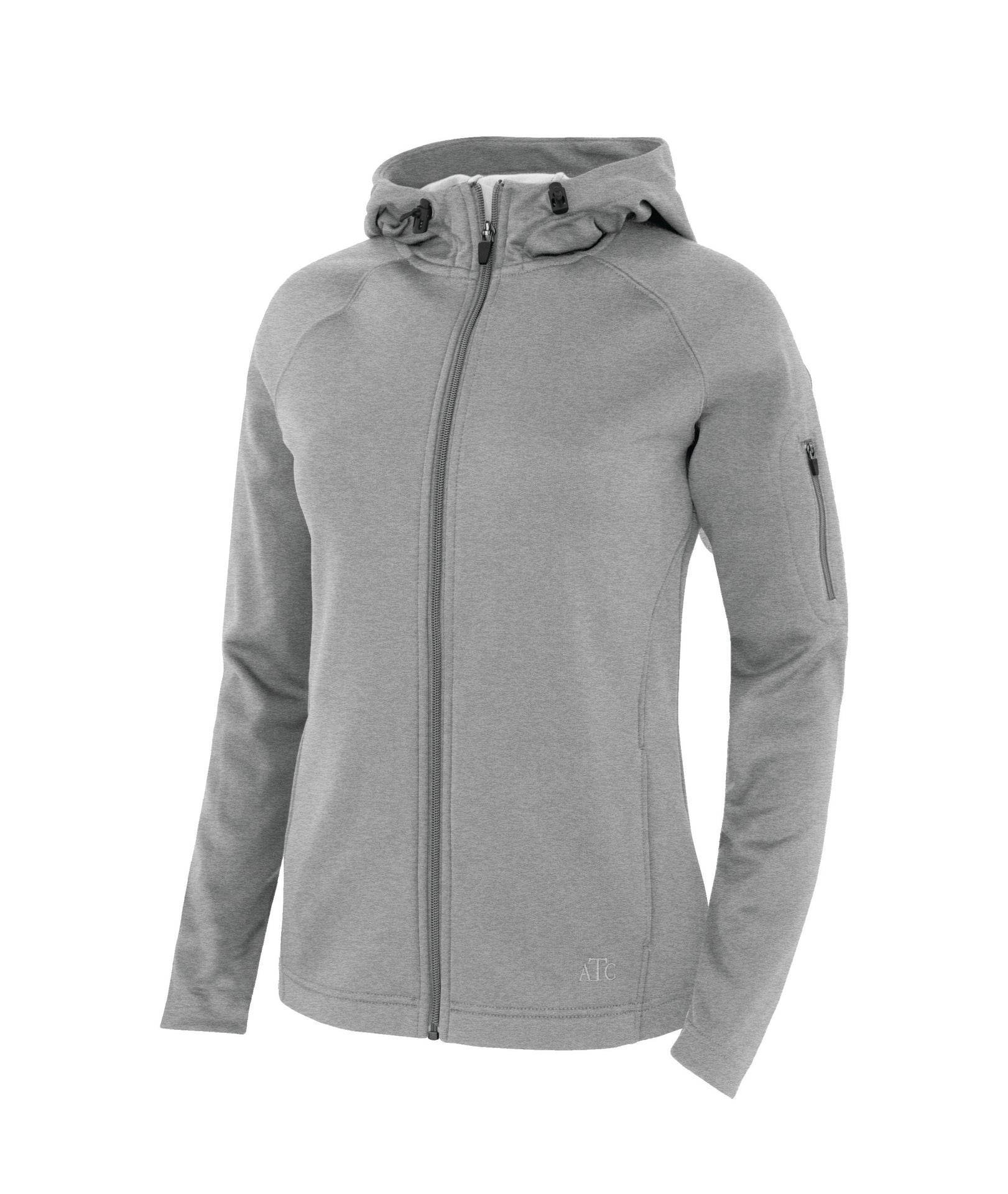 ATC - ATC™ PTECH® FLEECE HOODED LADIES' JACKET. - L221 Sport Heather Grey ATC L221