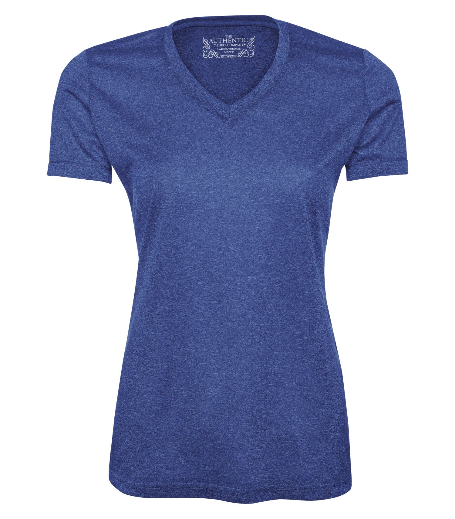 ATC - ATC™ PRO TEAM HEATHER ProFORMANCE V-NECK LADIES' TEE. - L3517 Cobalt Heather ATC L3517