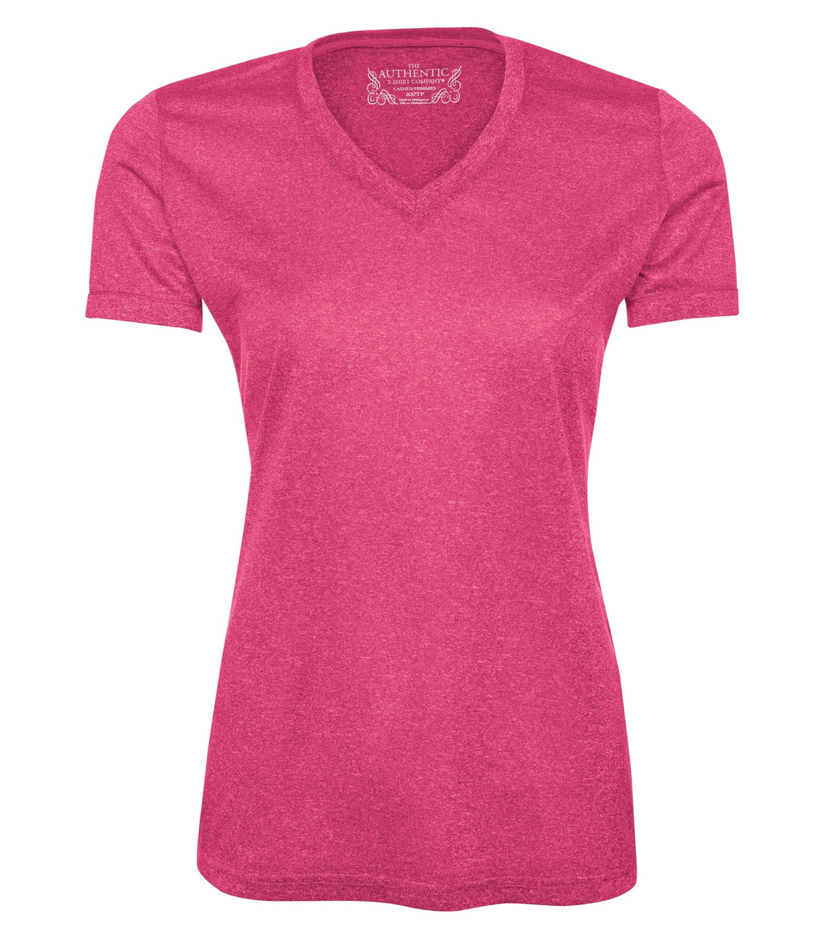 ATC L3517, Pro Team Heather Proformance V-neck Ladies' Tee, Raspberry Heather