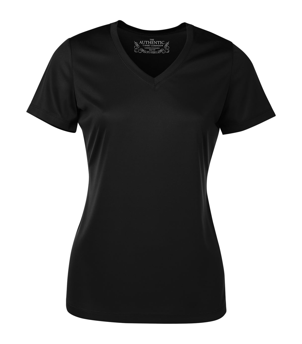 ATC L3520, Pro Team Short Sleeve V-neck Ladies' Tee, Black