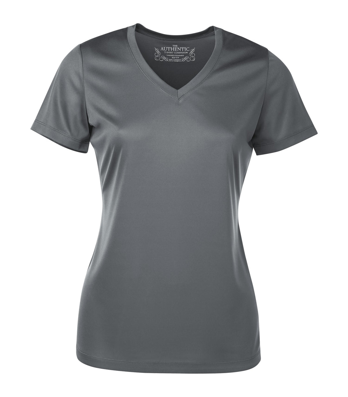 ATC L3520, Pro Team Short Sleeve V-neck Ladies' Tee, Coal Grey