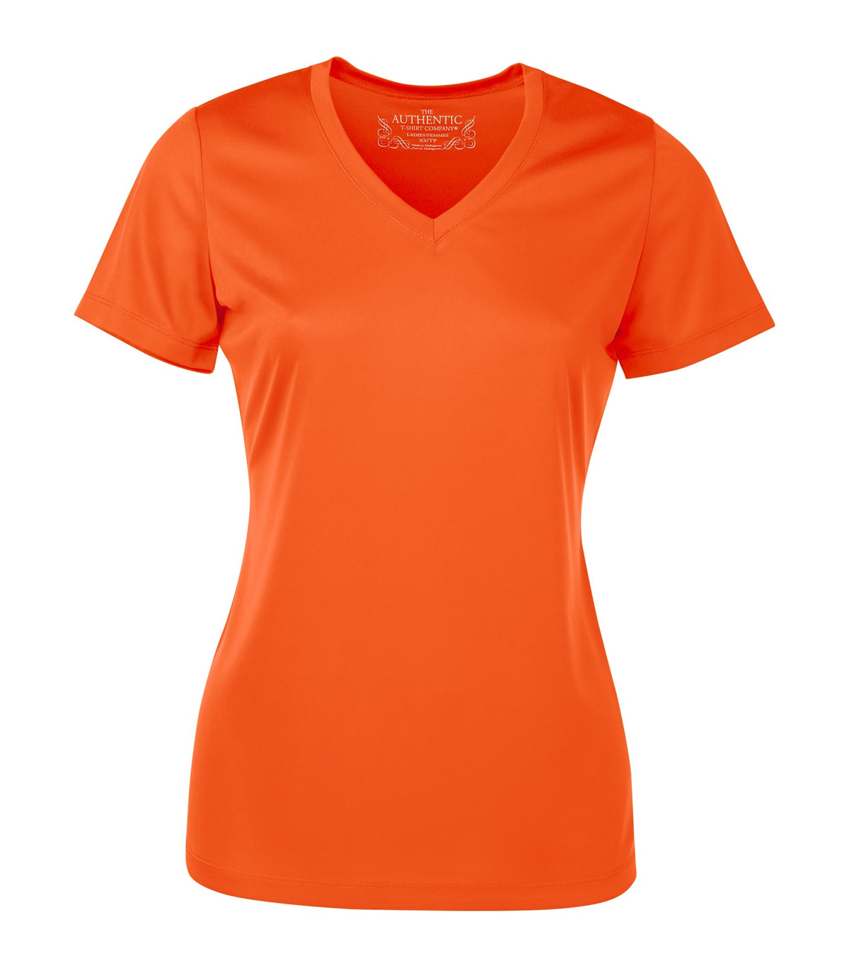 ATC L3520, Pro Team Short Sleeve V-neck Ladies' Tee, Extreme Orange