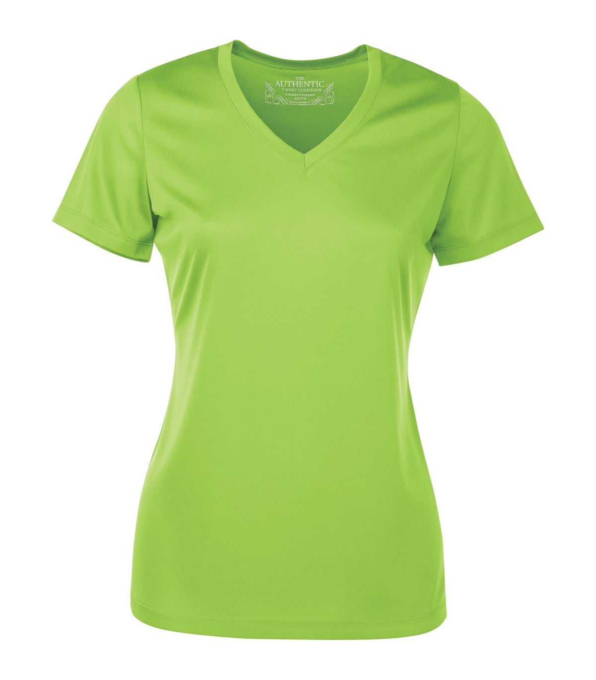 ATC L3520, Pro Team Short Sleeve V-neck Ladies' Tee, Lime Shock