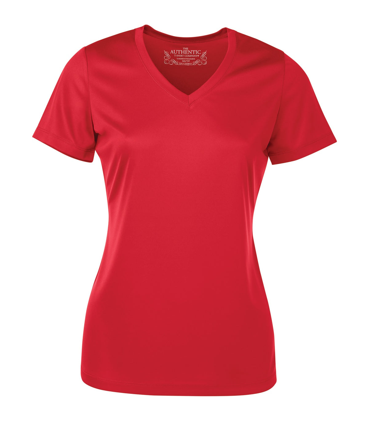 ATC L3520, Pro Team Short Sleeve V-neck Ladies' Tee, True Red