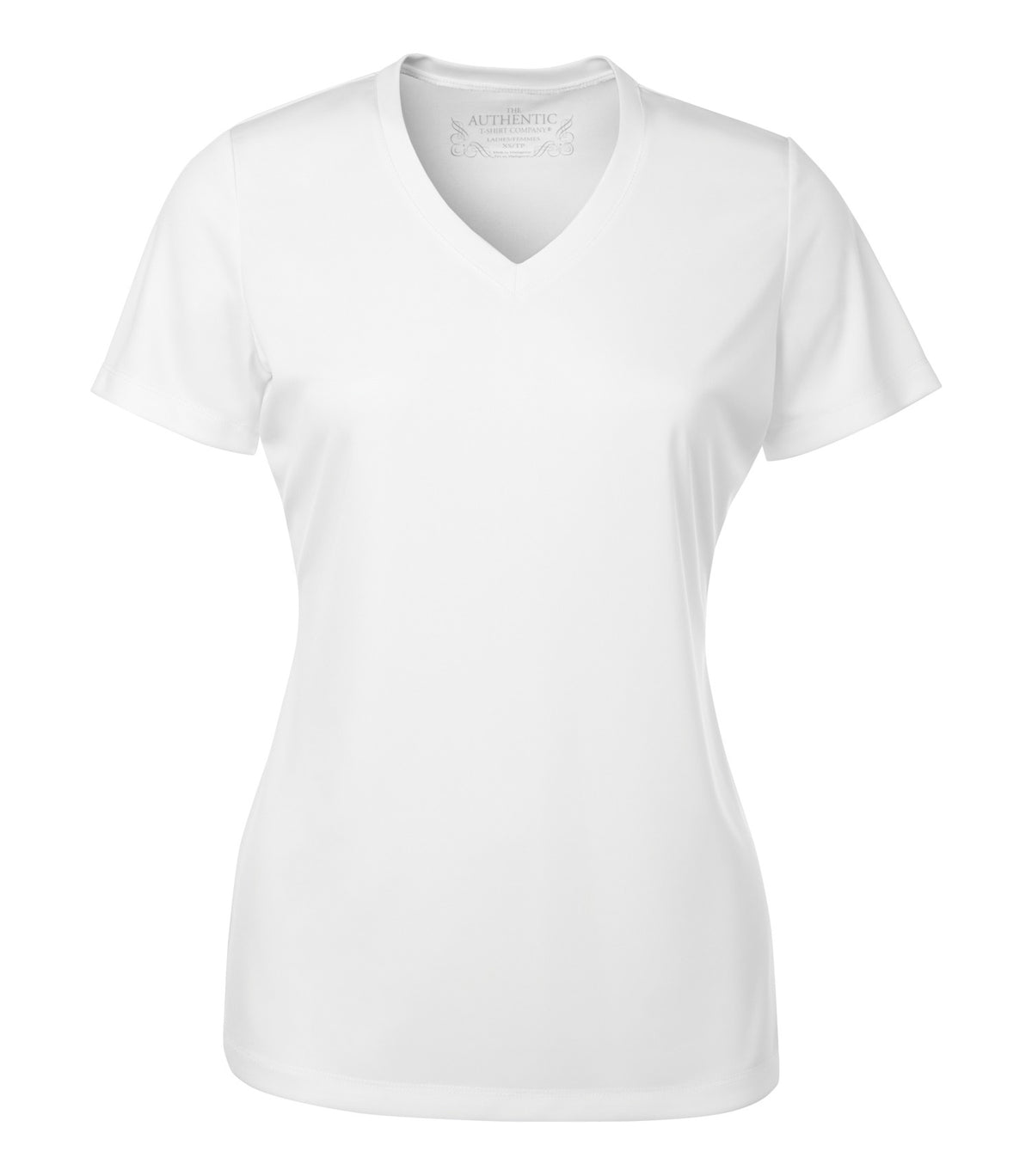 ATC L3520, Pro Team Short Sleeve V-neck Ladies' Tee, White