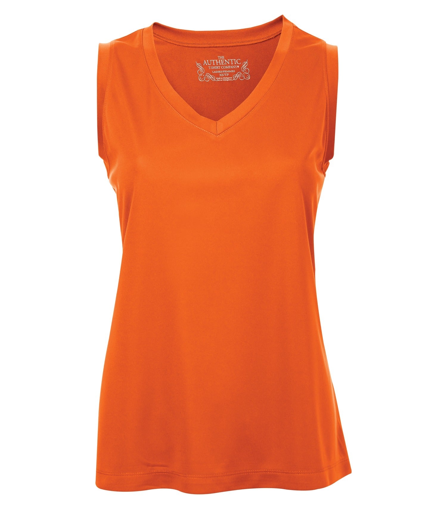 ATC - ATC™ PRO TEAM SLEEVELESS V-NECK LADIES' TEE. - L3527 Deep Orange ATC L3527