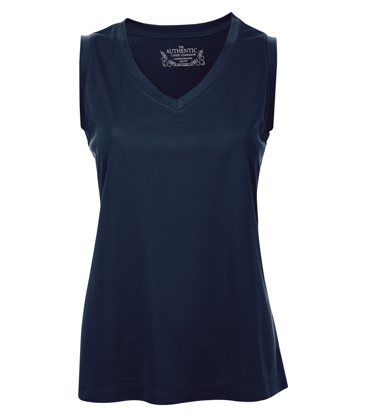ATC L3527, Pro Team Sleeveless V-neck Ladies' Tee, True Navy