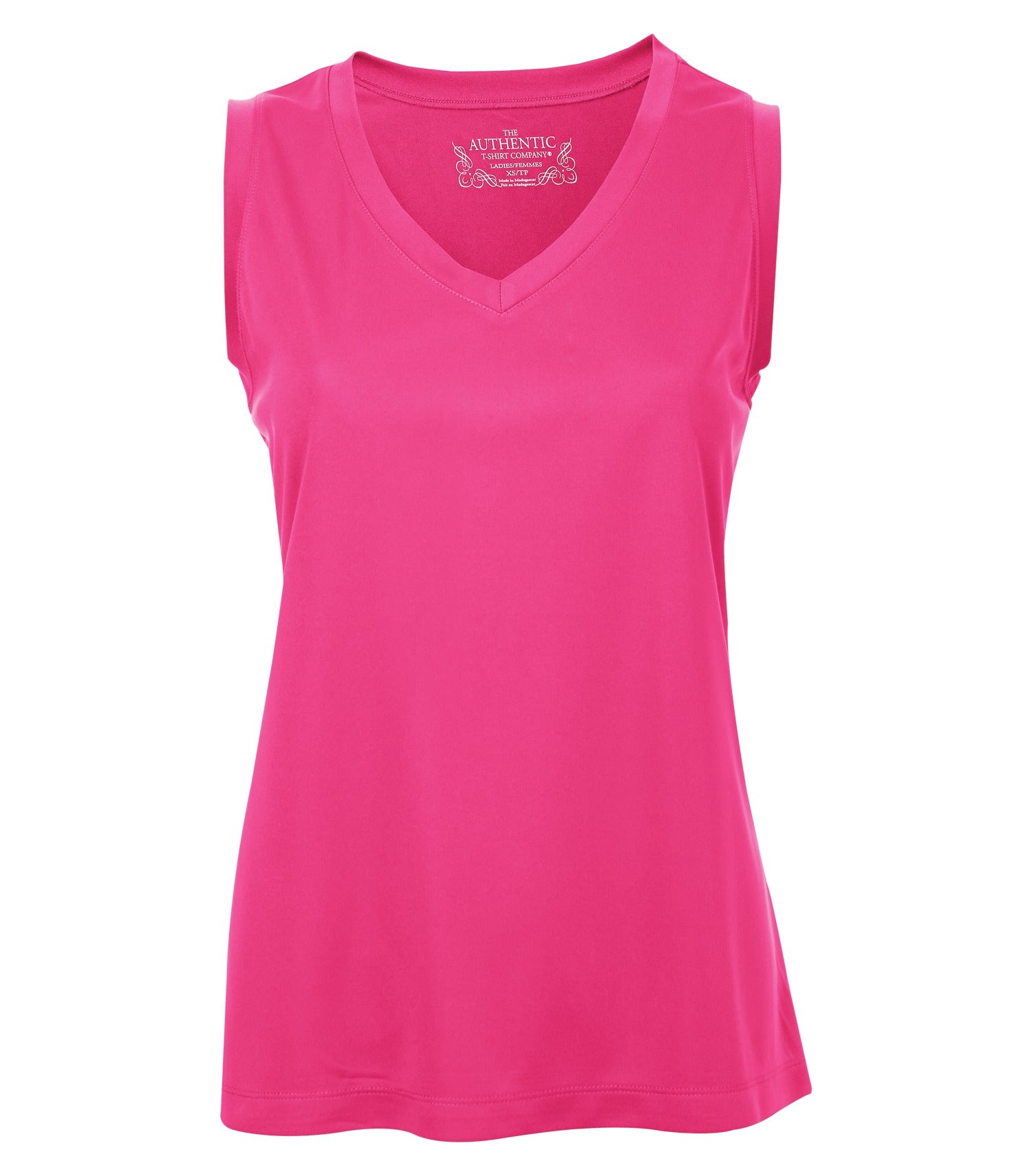 ATC - ATC™ PRO TEAM SLEEVELESS V-NECK LADIES' TEE. - L3527 Wild Raspberry ATC L3527