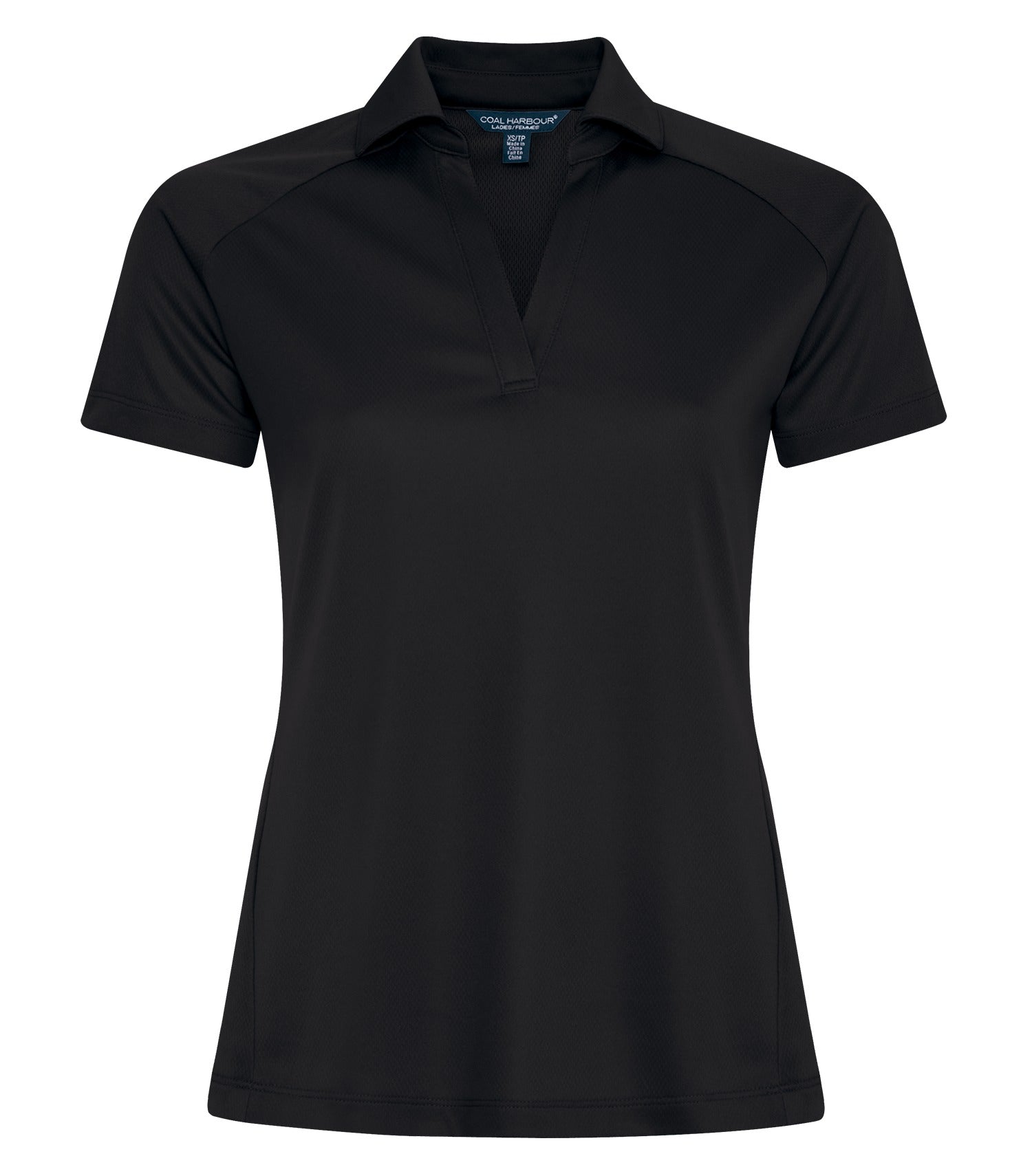 CoalHarbour - COAL HARBOUR® TECH MESH SNAG RESISTANT LADIES' POLO. - L3561 Black CoalHarbour L3561