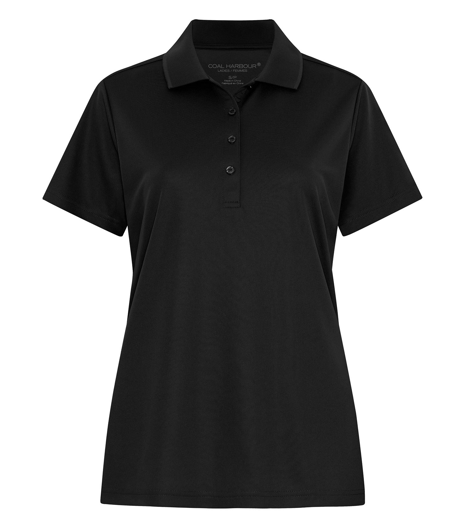 CoalHarbour - COAL HARBOUR® EVERYDAY SNAG RESISTANT LADIES’ POLO. - L365 Black CoalHarbour L365