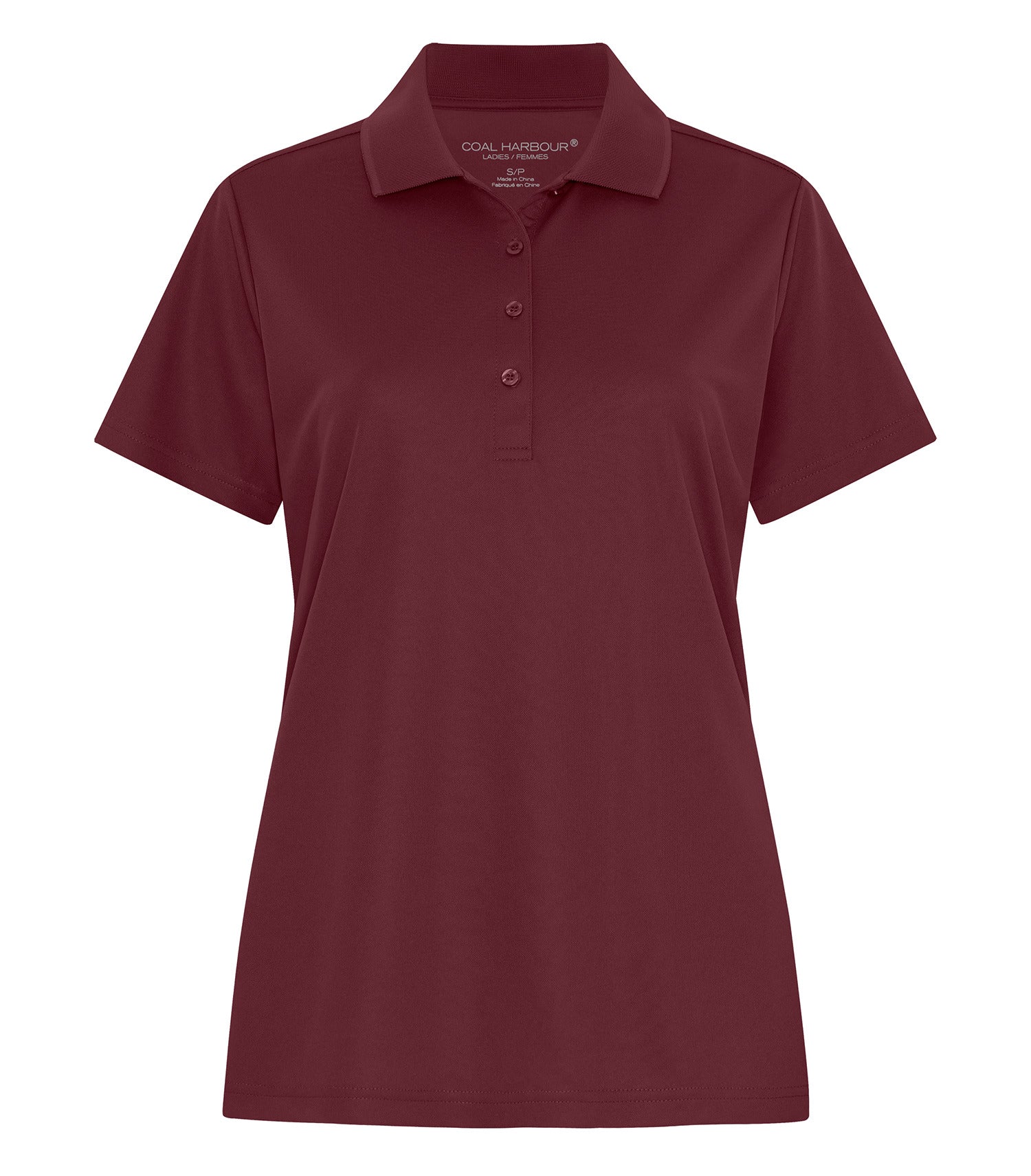 CoalHarbour - COAL HARBOUR® EVERYDAY SNAG RESISTANT LADIES’ POLO. - L365 Maroon CoalHarbour L365