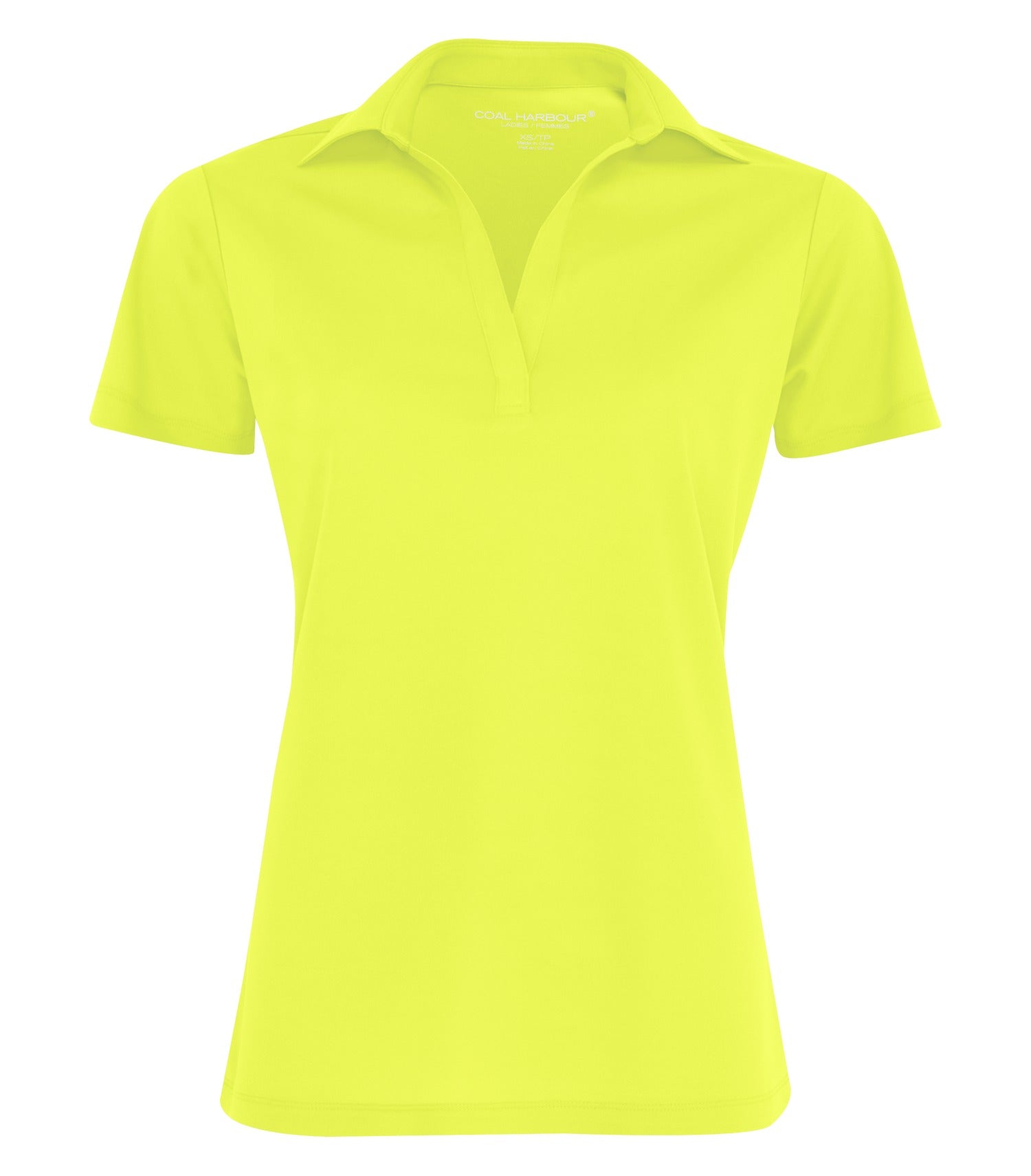 CoalHarbour - COAL HARBOUR® EVERYDAY LADIES' POLO. - L4007 Neon Yellow CoalHarbour L4007