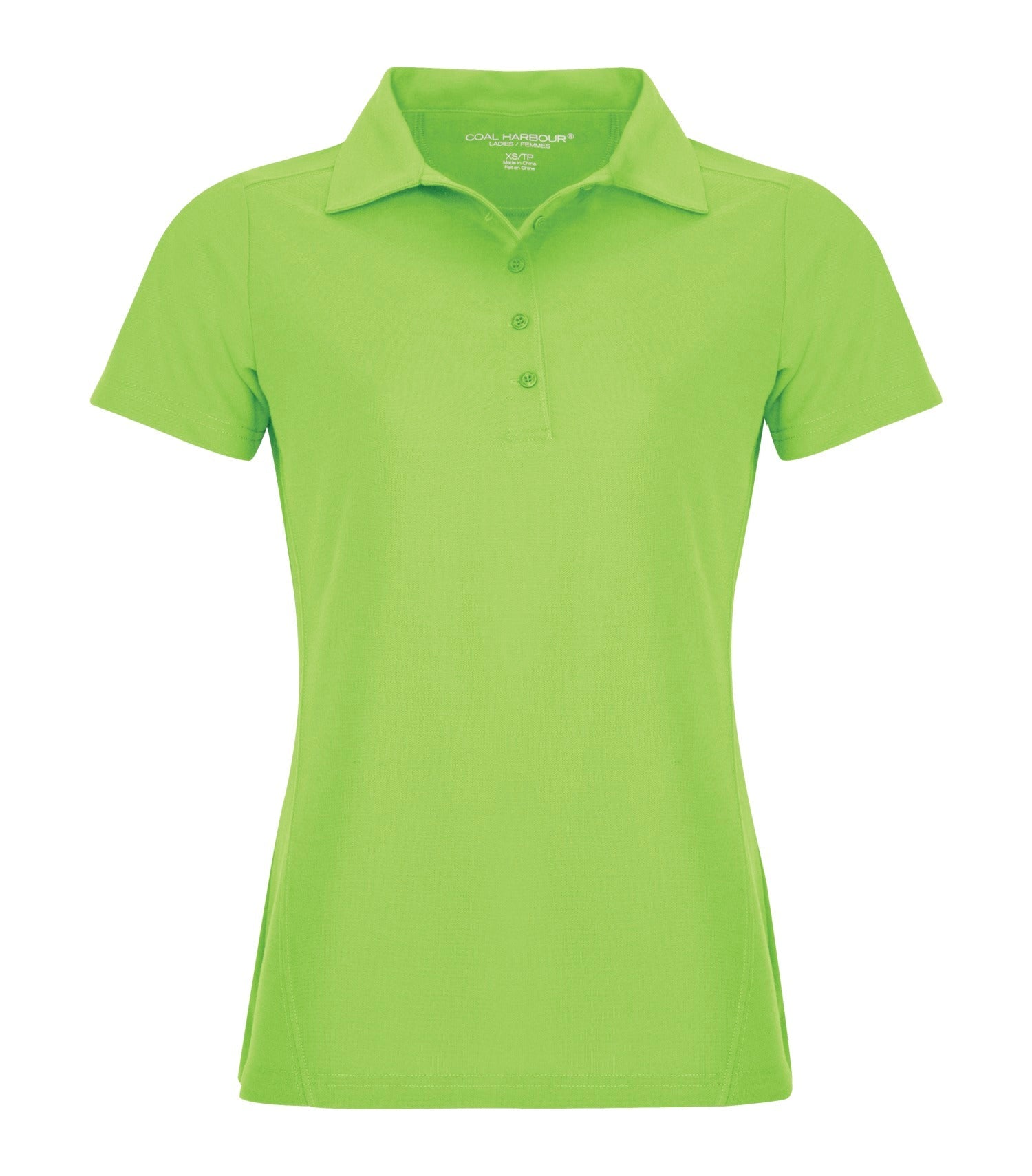 CoalHarbour - DISCONTINUED COAL HARBOUR® C-SPUN PIQUE LADIES' POLO. - L4011 Lime CoalHarbour L4011