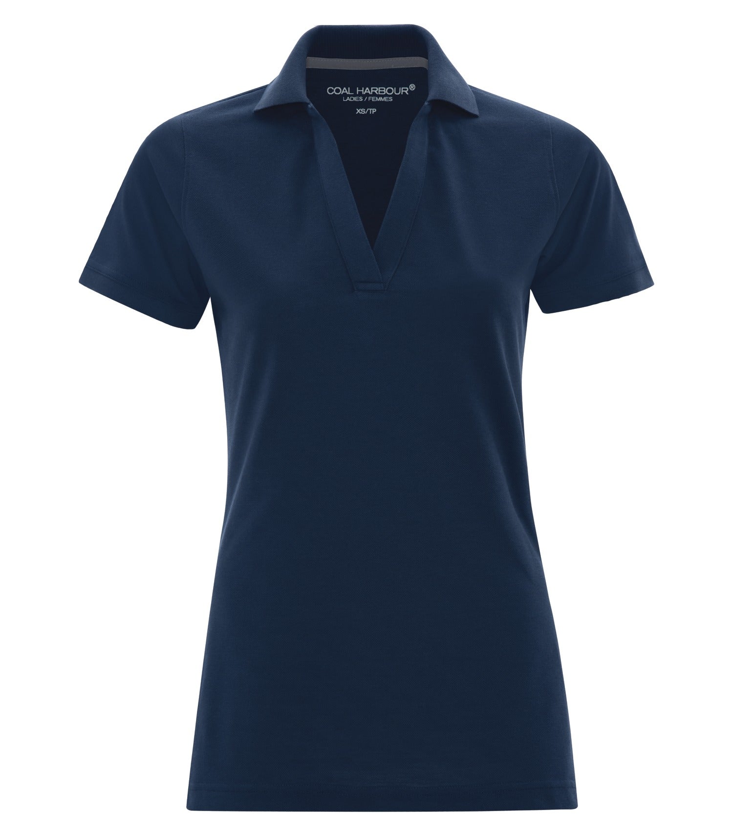 CoalHarbour - DISCONTINUED COAL HARBOUR® COMFORT PIQUE SOIL RELEASE LADIES' POLO. - L4022 Navy CoalHarbour L4022