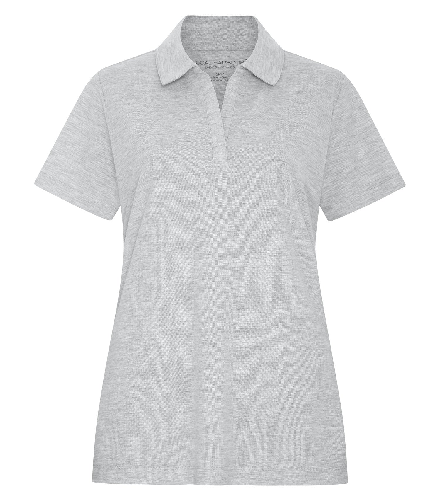 CoalHarbour - COAL HARBOUR® EVERYDAY BLEND LADIES’ POLO. - L4046 Athletic Grey CoalHarbour L4046