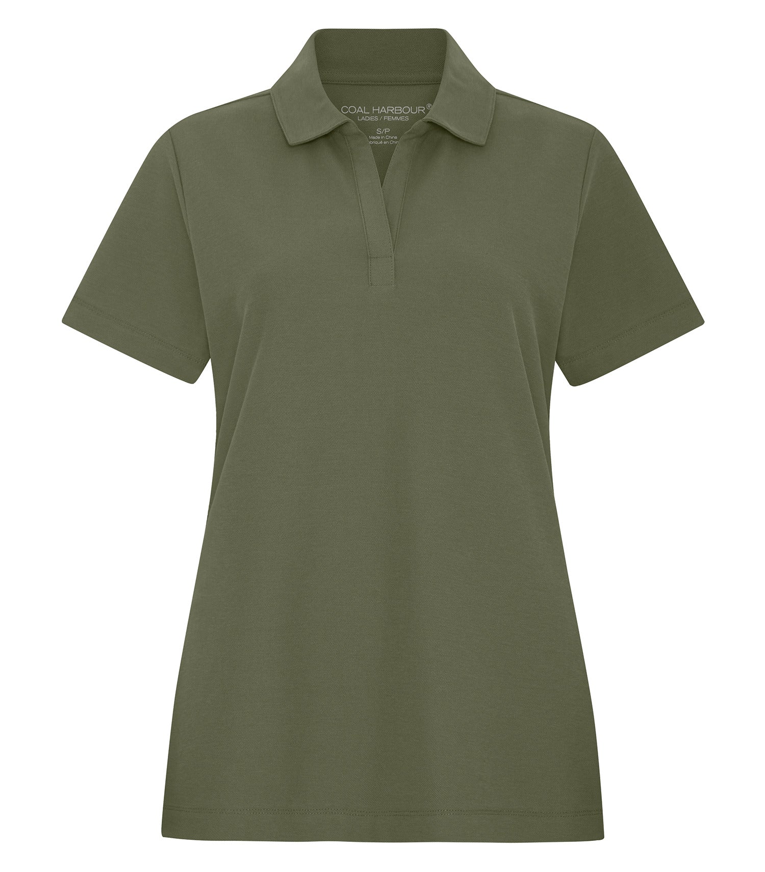 CoalHarbour - COAL HARBOUR® EVERYDAY CVC LADIES’ POLO. - L4047 Military Green CoalHarbour L4047