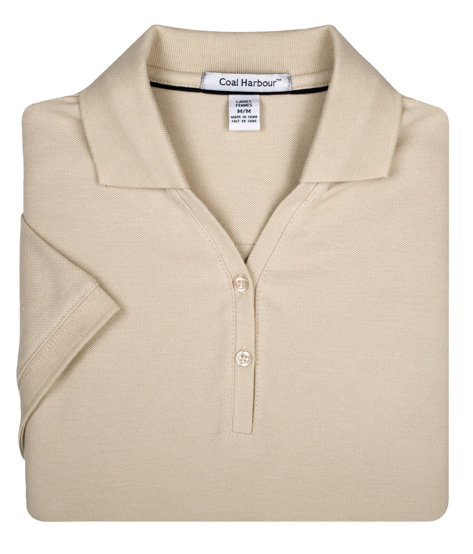 CoalHarbour - DISCONTINUED COAL HARBOUR® PIMA PIQUE LADIES' POLO. - L410 Stone CoalHarbour L410