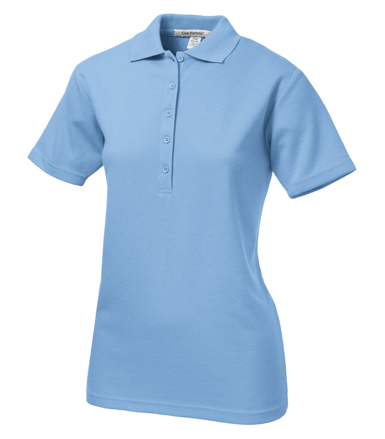 CoalHarbour - DISCONTINUED COAL HARBOUR® MESH WICKING LADIES' POLO. - L439 City Blue CoalHarbour L439