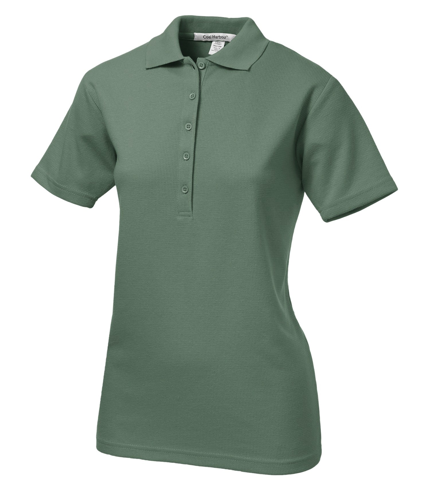 CoalHarbour - DISCONTINUED COAL HARBOUR® MESH WICKING LADIES' POLO. - L439 Cypress CoalHarbour L439
