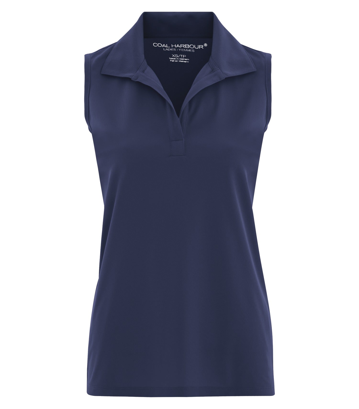 CoalHarbour - DISCONTINUED COAL HARBOUR® SNAG RESISTANT SLEEVELESS LADIES' POLO. - L4451 True Navy CoalHarbour L4451