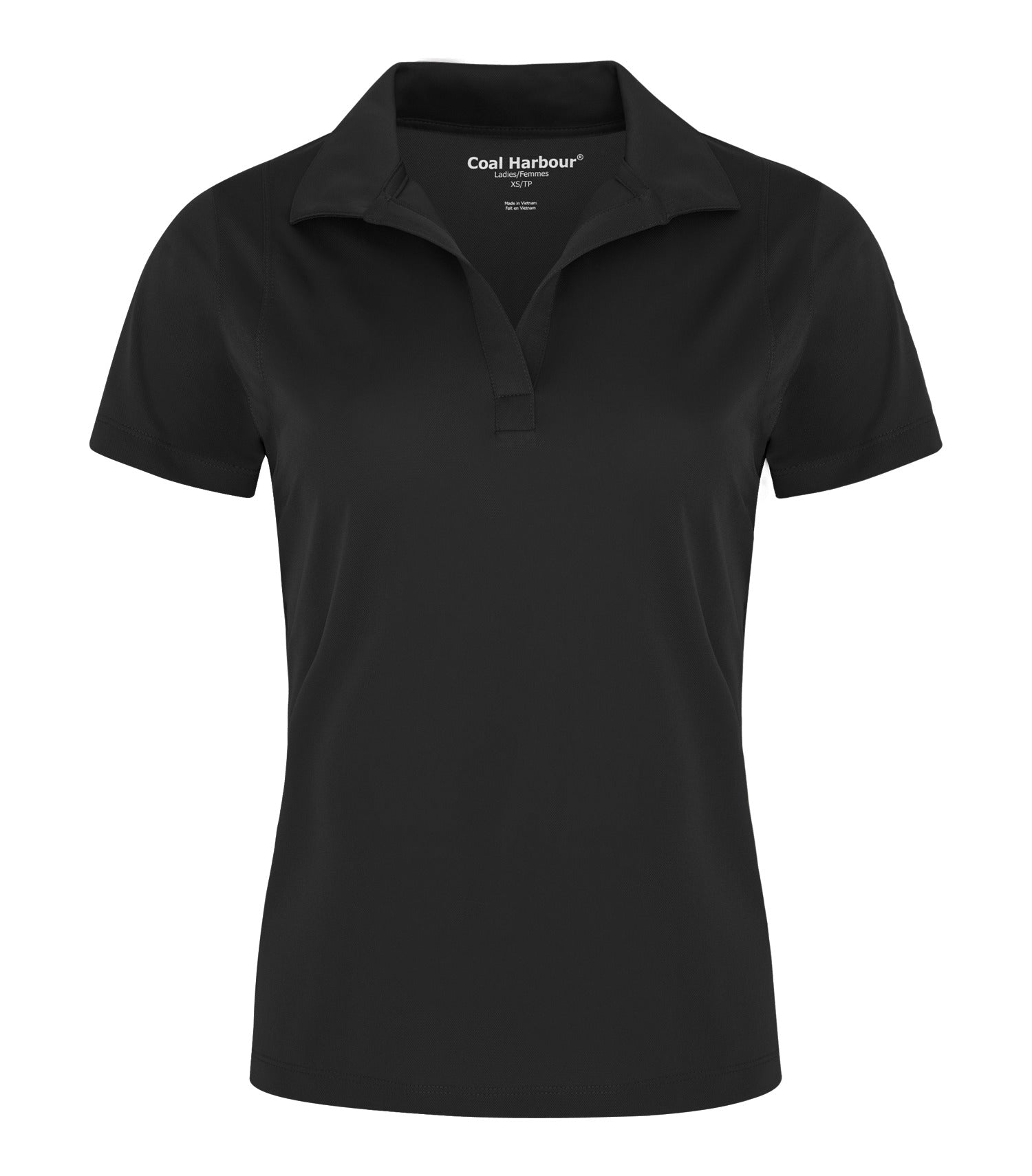 CoalHarbour - COAL HARBOUR® SNAG RESISTANT LADIES' POLO. - L445 Black CoalHarbour L445