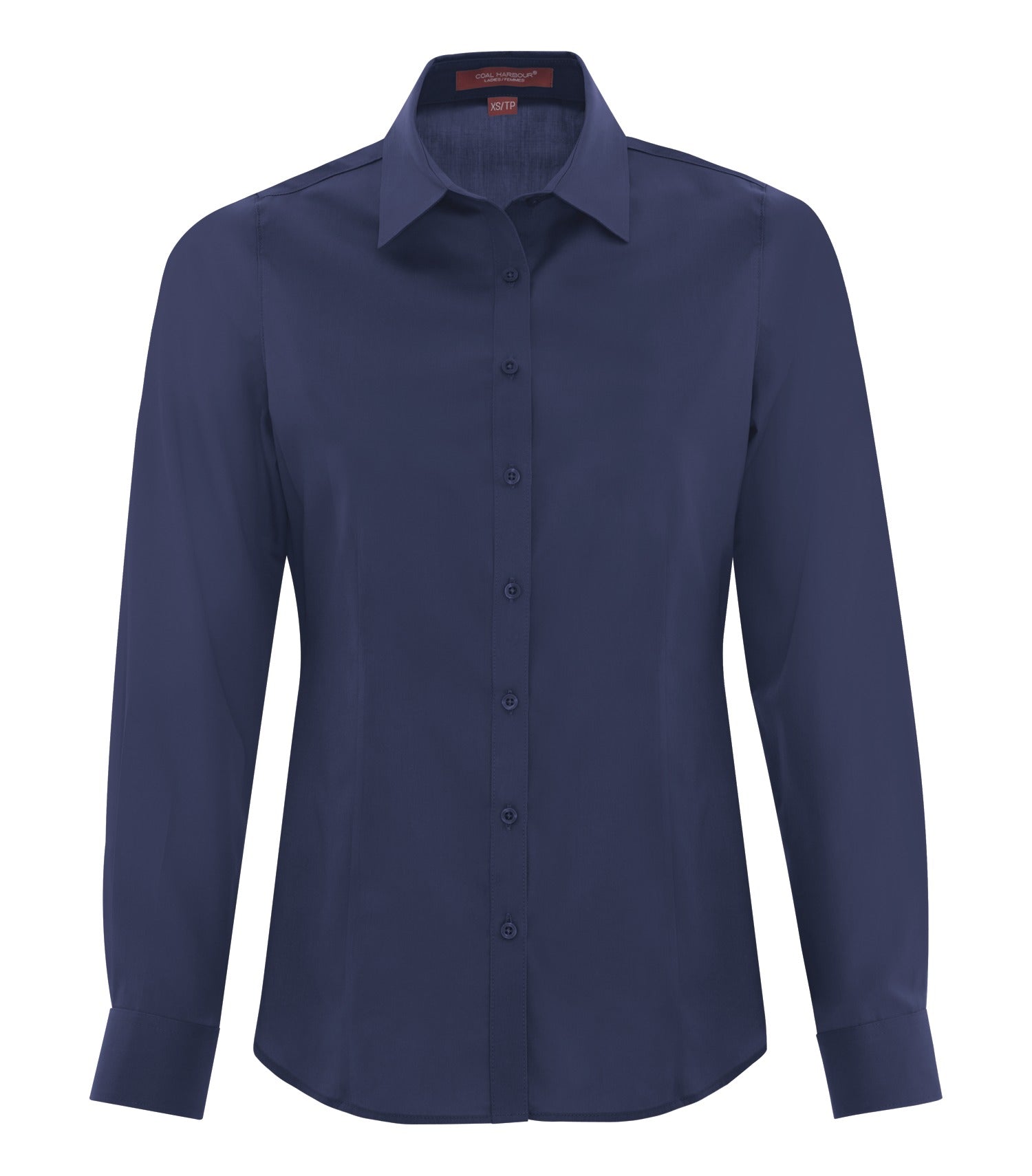 CoalHarbour - COAL HARBOUR® EVERYDAY LONG SLEEVE WOVEN LADIES' SHIRT. - L6013 True Navy CoalHarbour L6013