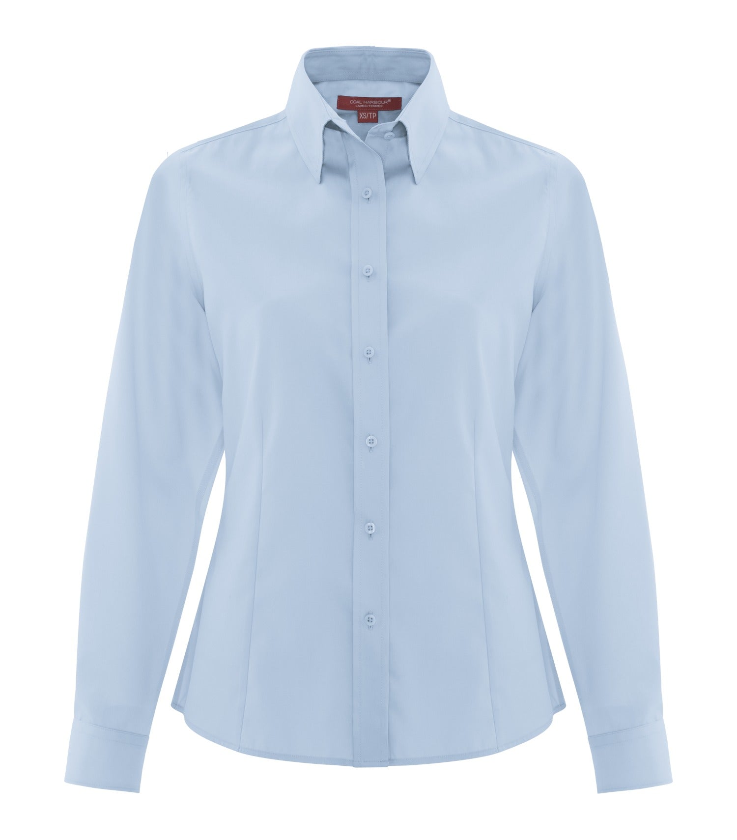 CoalHarbour - COAL HARBOUR® NON-IRON 100% COTTON TWILL LADIES' SHIRT. - L6017 Sky Blue CoalHarbour L6017