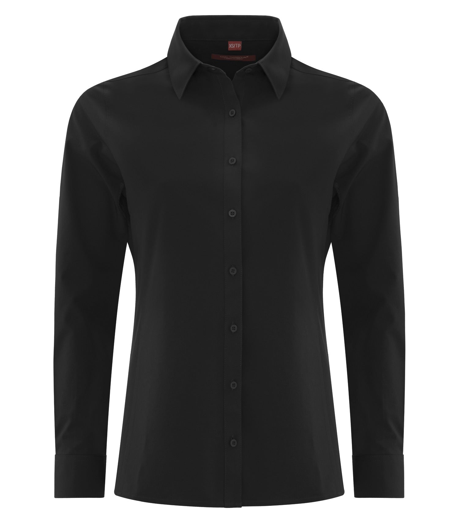 CoalHarbour - DISCONTINUED COAL HARBOUR® PERFORMANCE STRETCH WOVEN LADIES' SHIRT. - L6020 Black CoalHarbour L6020
