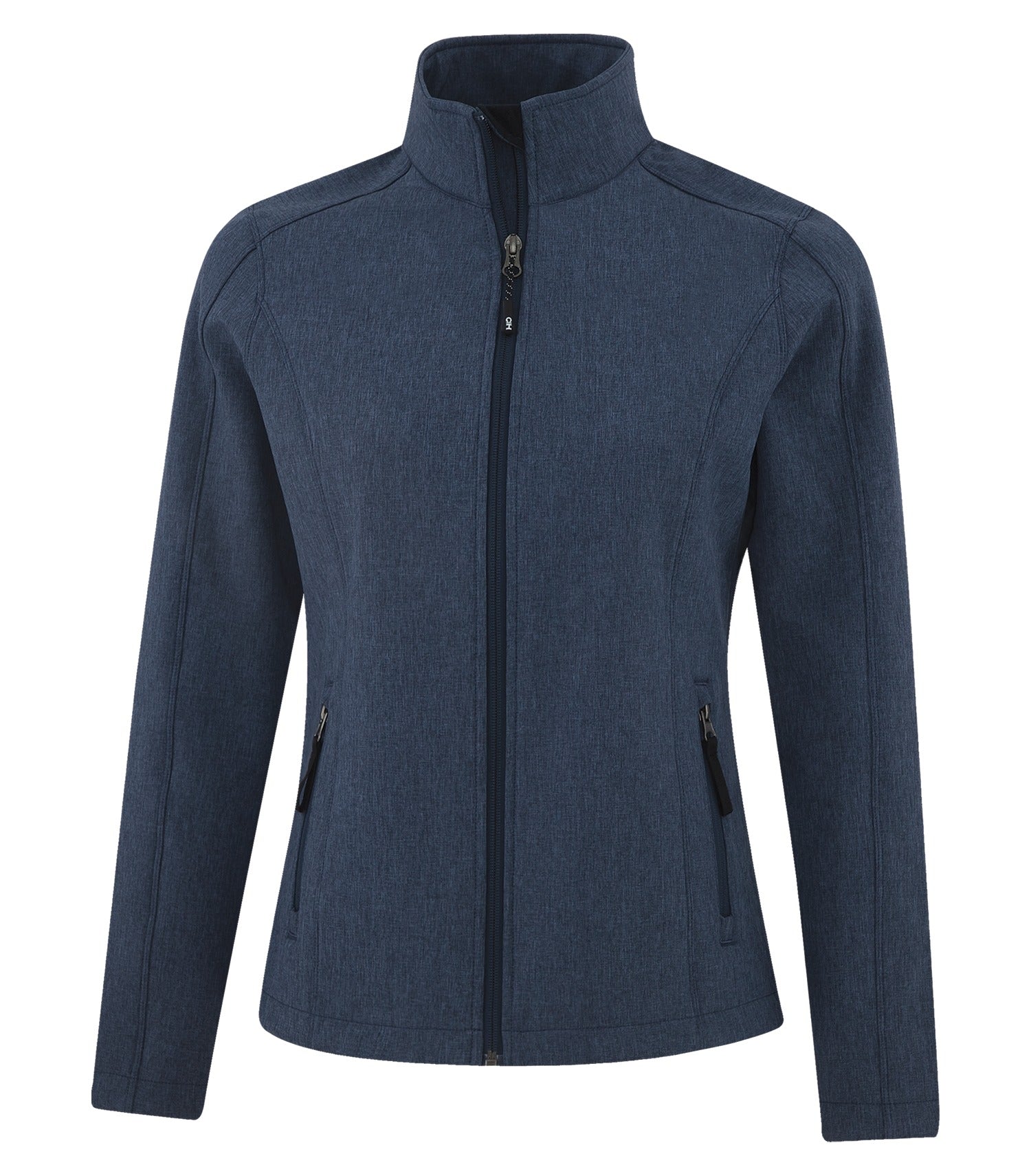 CoalHarbour - COAL HARBOUR® EVERYDAY WATER REPELLENT SOFT SHELL LADIES' JACKET. - L7603 Navy Heather* CoalHarbour L7603