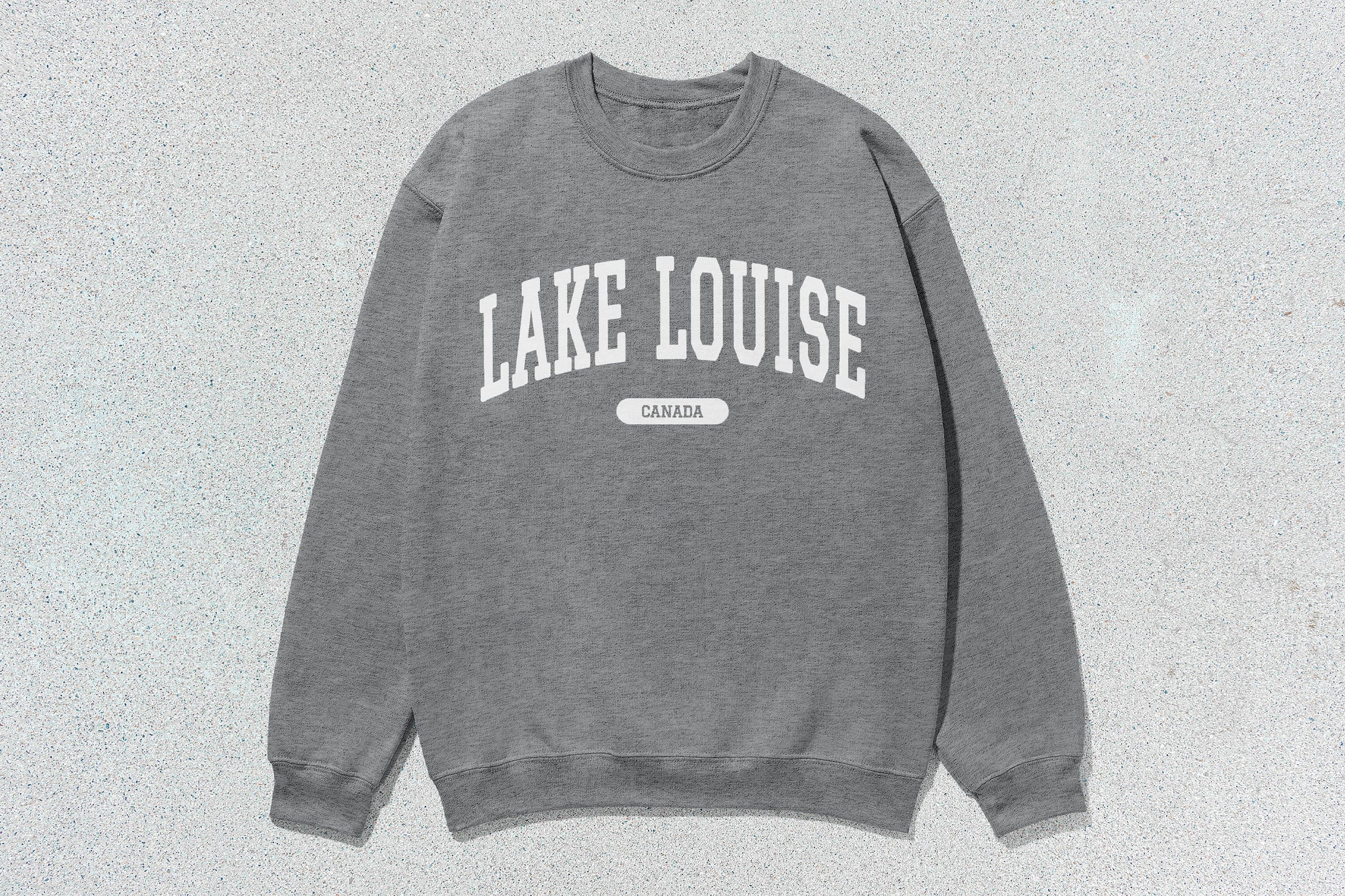 Lake Louise - Unisex Heavyweight Crewneck Sweatshirt athletic heather Canada Cities crewnecks hoodies sweaters