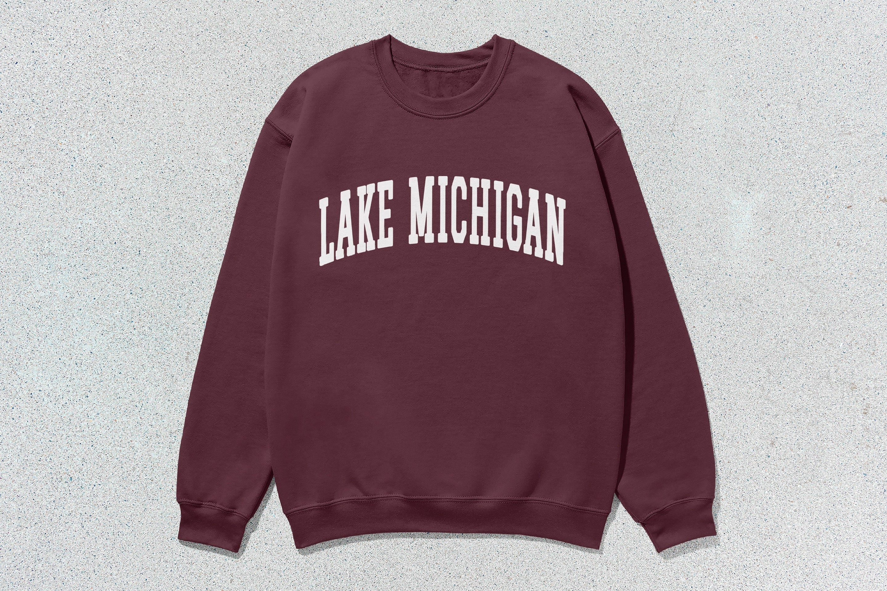 Lake Michigan - Unisex Heavy Blend™ Crewneck Sweatshirt Canada Canadian Great Lakes crewnecks great lakes hoodies sweaters