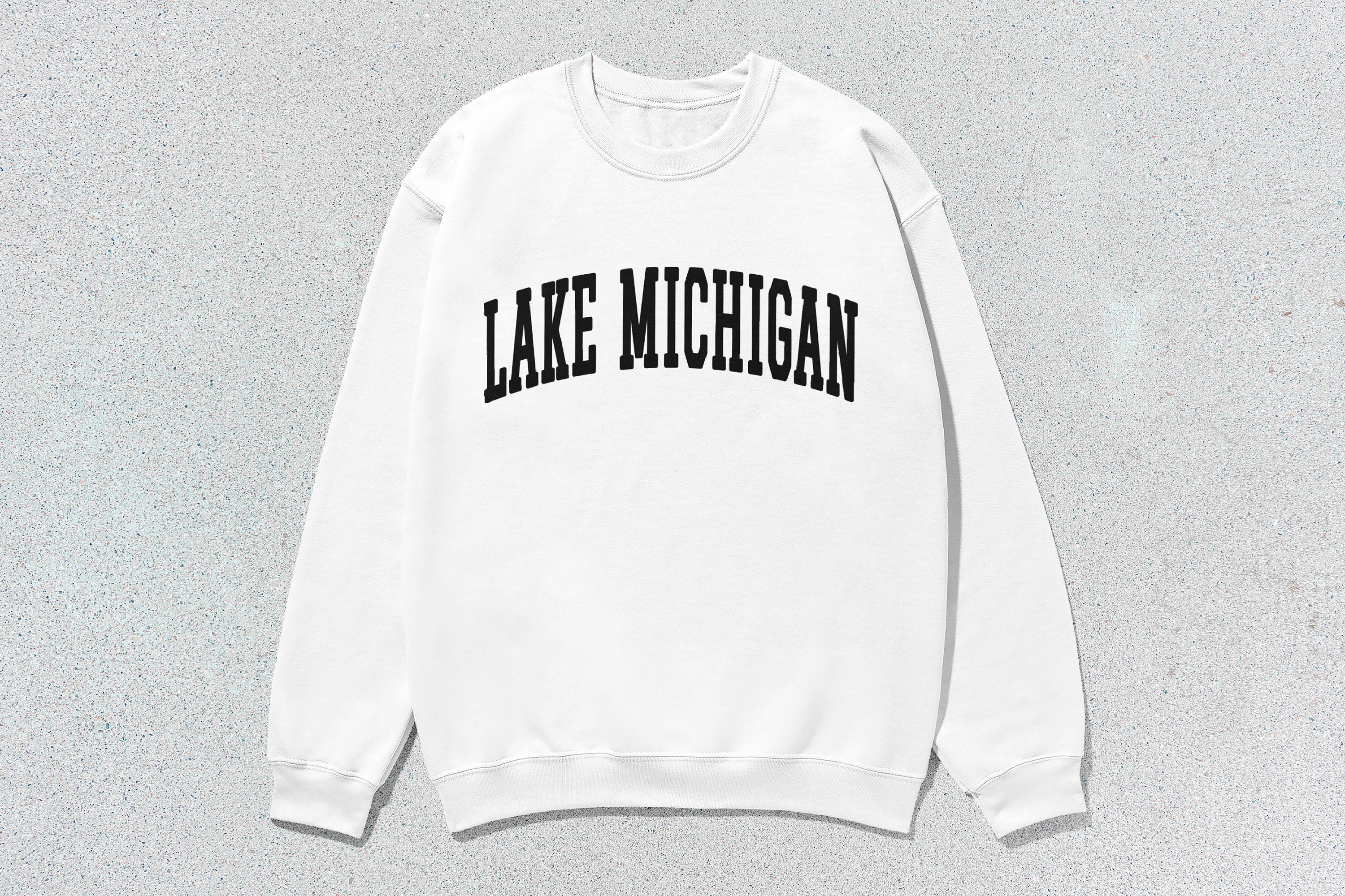 Lake Michigan - Unisex Heavy Blend™ Crewneck Sweatshirt Canada Canadian Great Lakes crewnecks great lakes hoodies sweaters