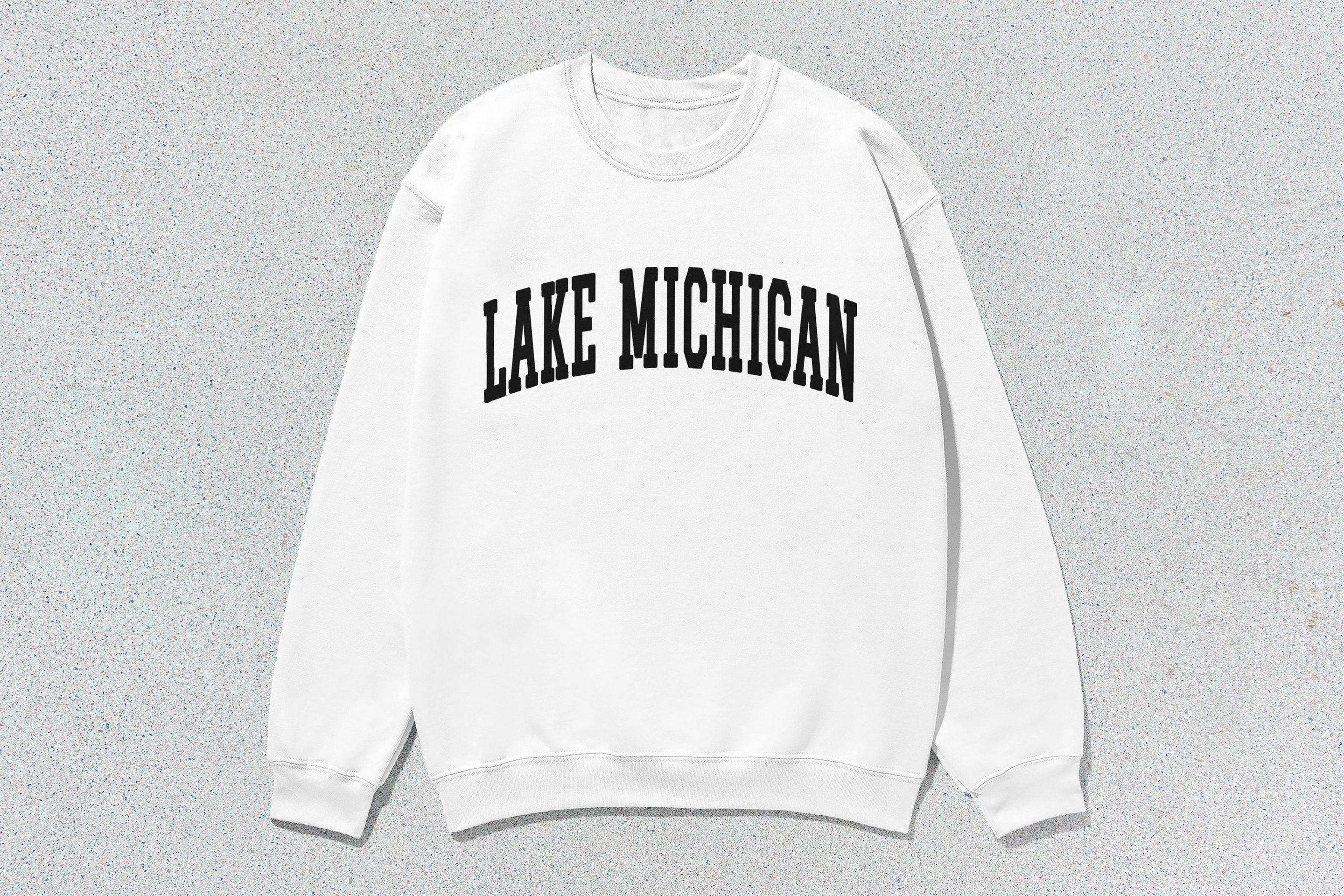 Lake Michigan - Unisex Heavy Blend™ Crewneck Sweatshirt Canada Canadian Great Lakes crewnecks great lakes hoodies sweaters