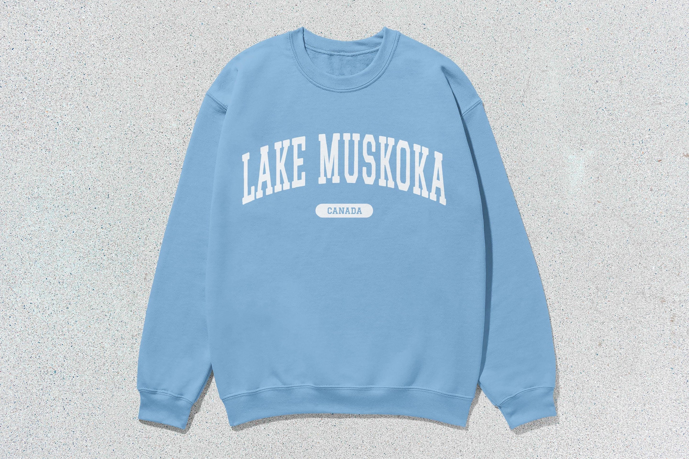 Lake Muskoka - Unisex Heavy Blend™ Crewneck Sweatshirt Blue Canada Cities crewnecks hoodies sweaters