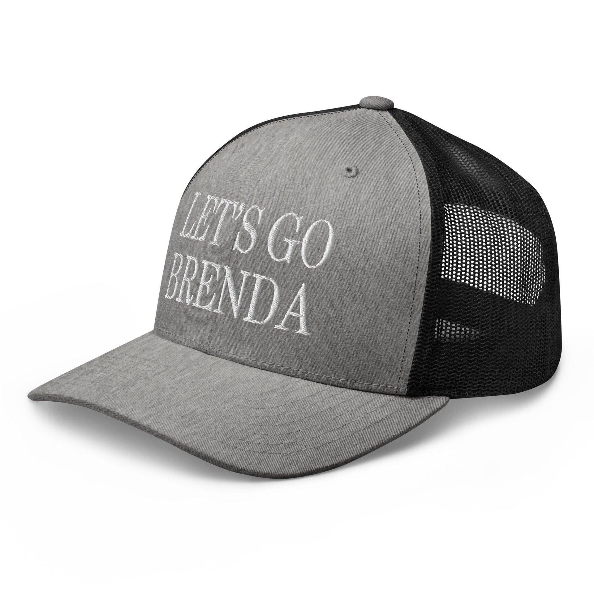 Let's Go Brenda Retro Trucker Hat Capital Crowns Conservative LADs Make Again Trucker Hats