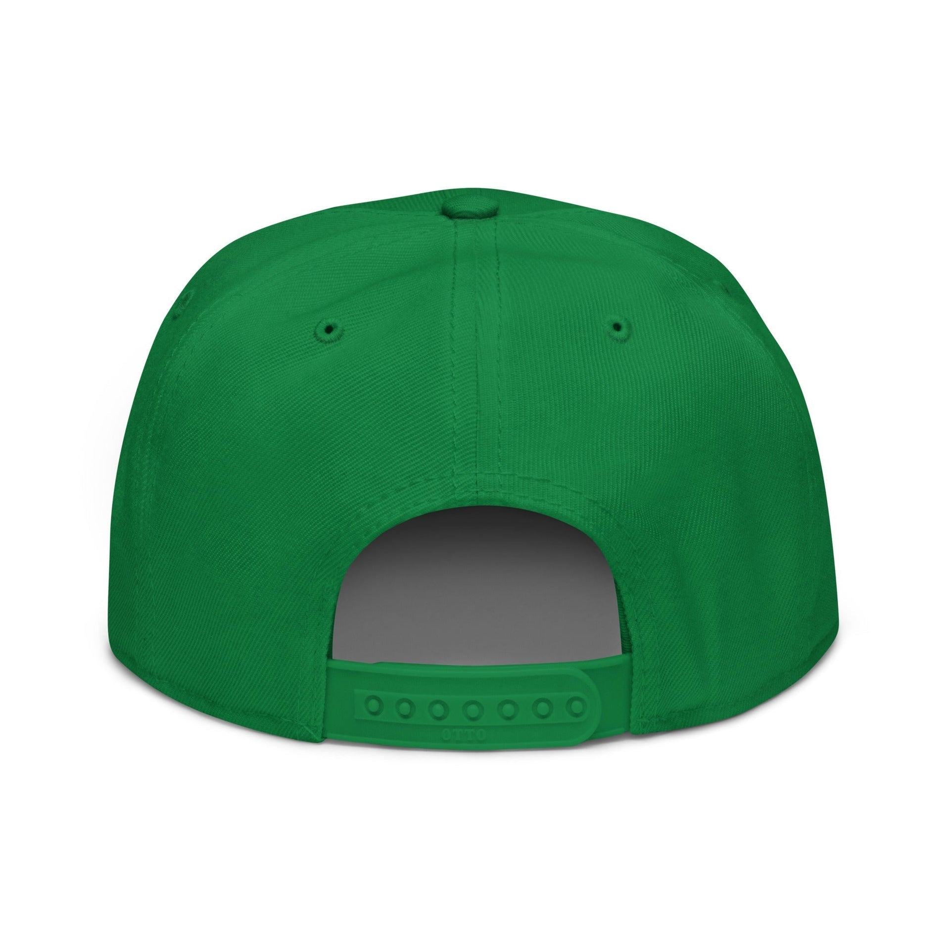 Let's Go Elgses Embroidered Flat Bill Brim Snapback Hat Capital Crowns