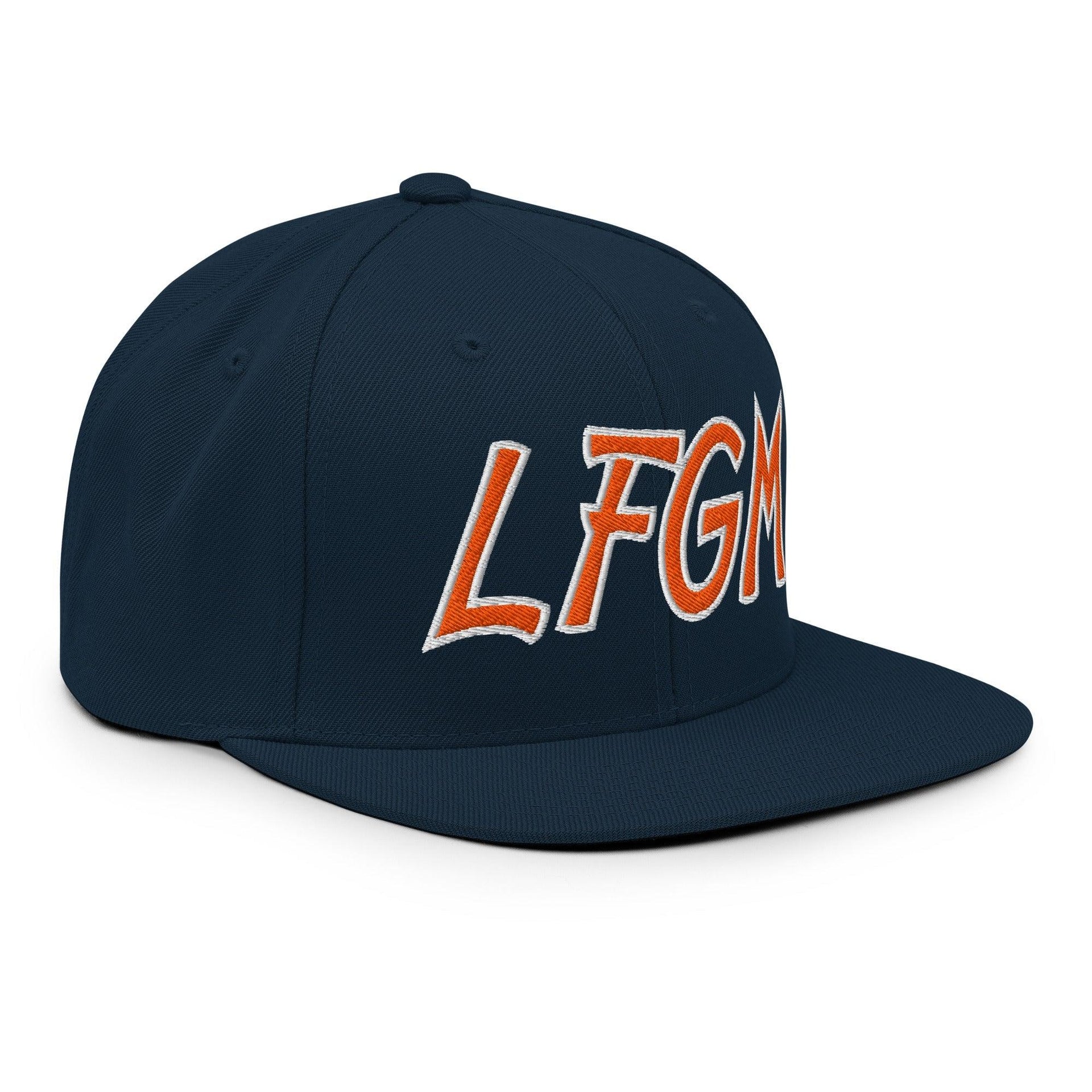 LFGM New York Baseball Flat Bill Brim Snapback Hat Baseball Capital Crowns Snapback Hats