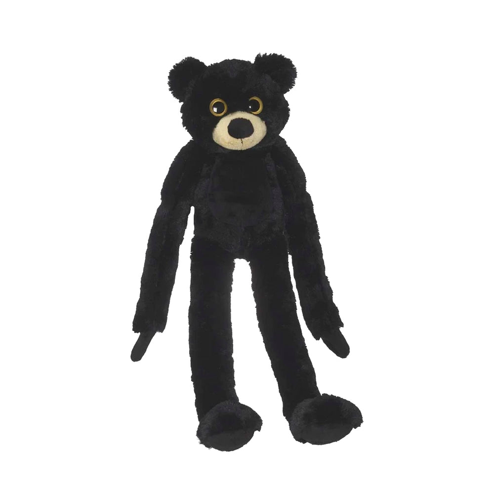Long Legs Black Bear Mini Plush black
