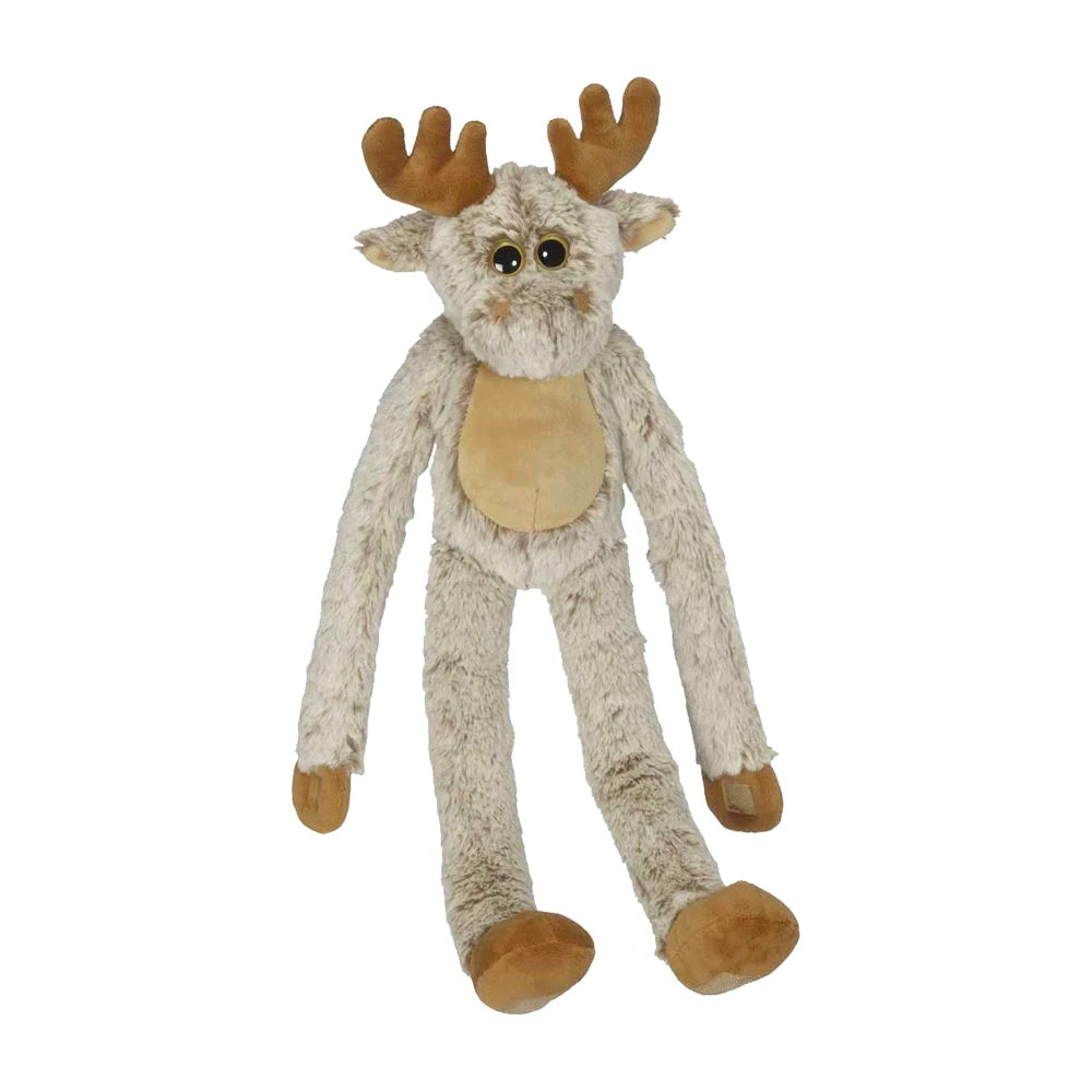 Long Legs Moose Mini Plush brown backpack backpacks
