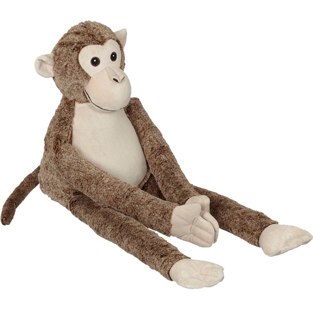 Lorenzo Long Leg Monkey Buddy brown embroidable monkey
