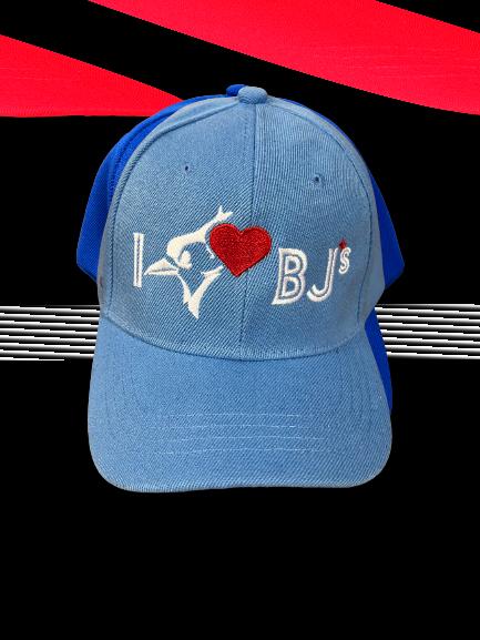 I Love BJs Original Bird Hat – Bold, Fun, and Full of Flair! 🦅❤️ Light Blue I Love Bjs Toronto