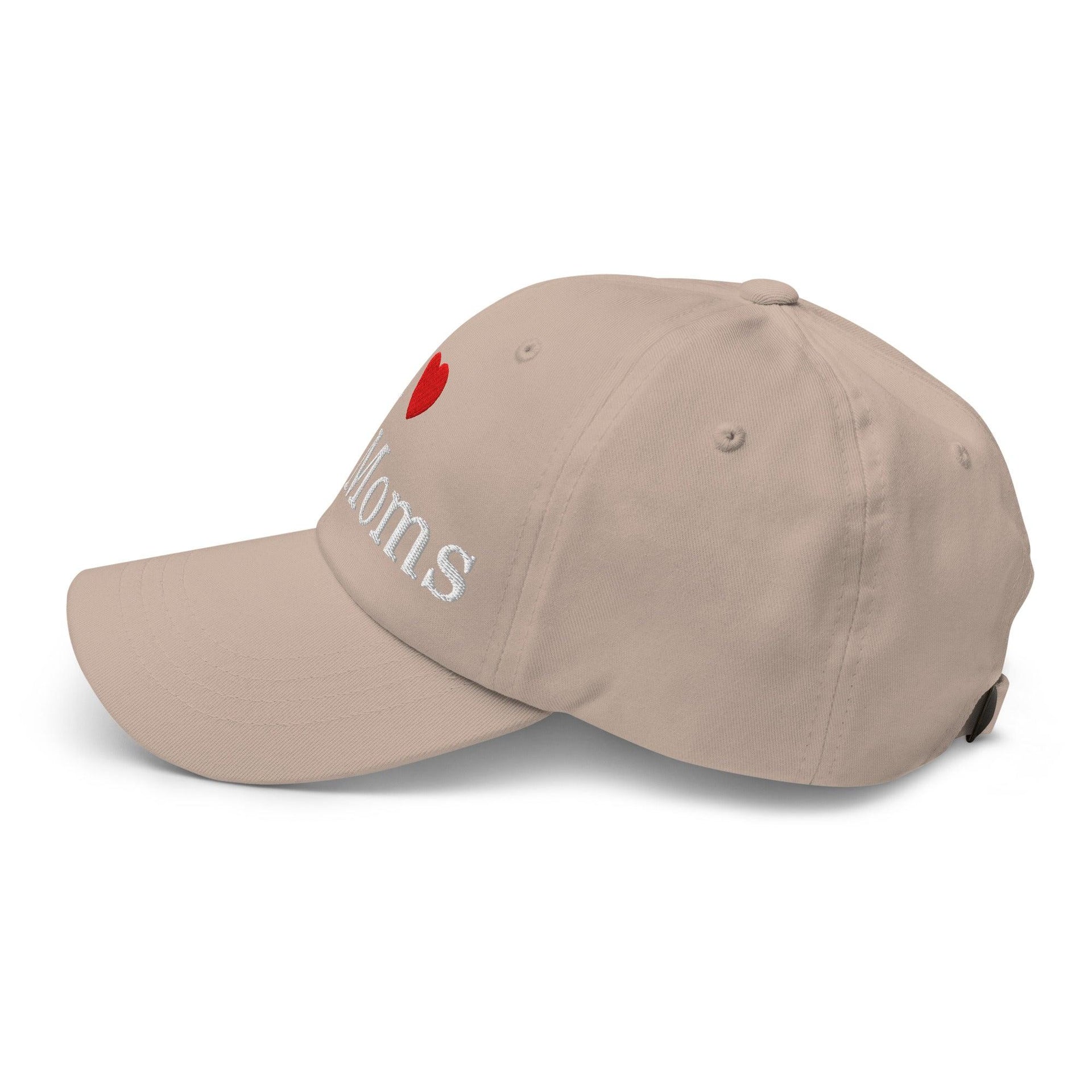 I Love Hot Moms Embroidered Dad Hat Capital Crowns Dad Hats Funny