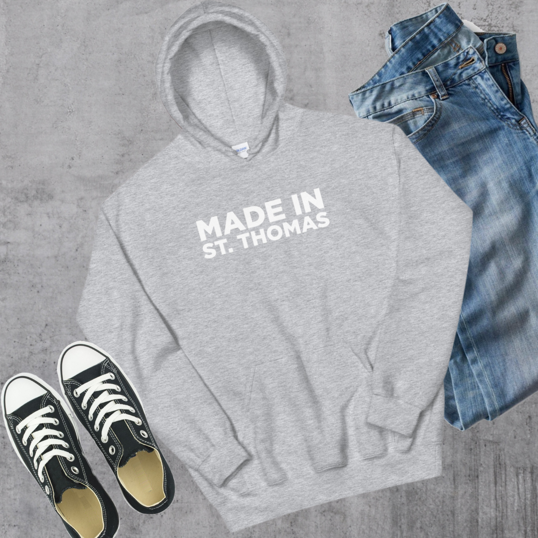 Made in St. Thomas Hoodie Sport Grey Canadian City Apparel