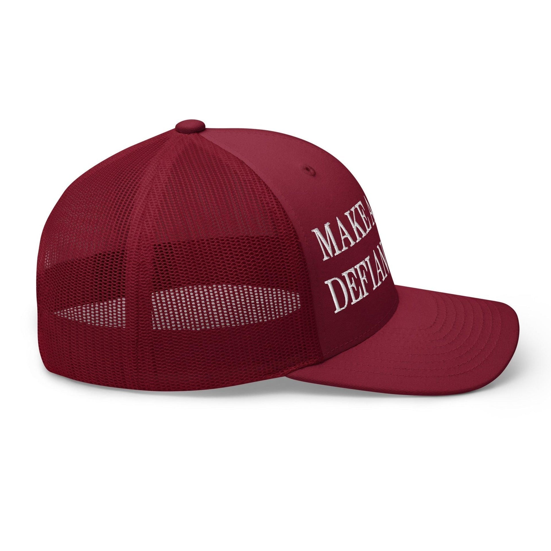 Make America Defiant Again Embroidered Mesh Trucker Hat Capital Crowns LADs Make Again Trucker Hats
