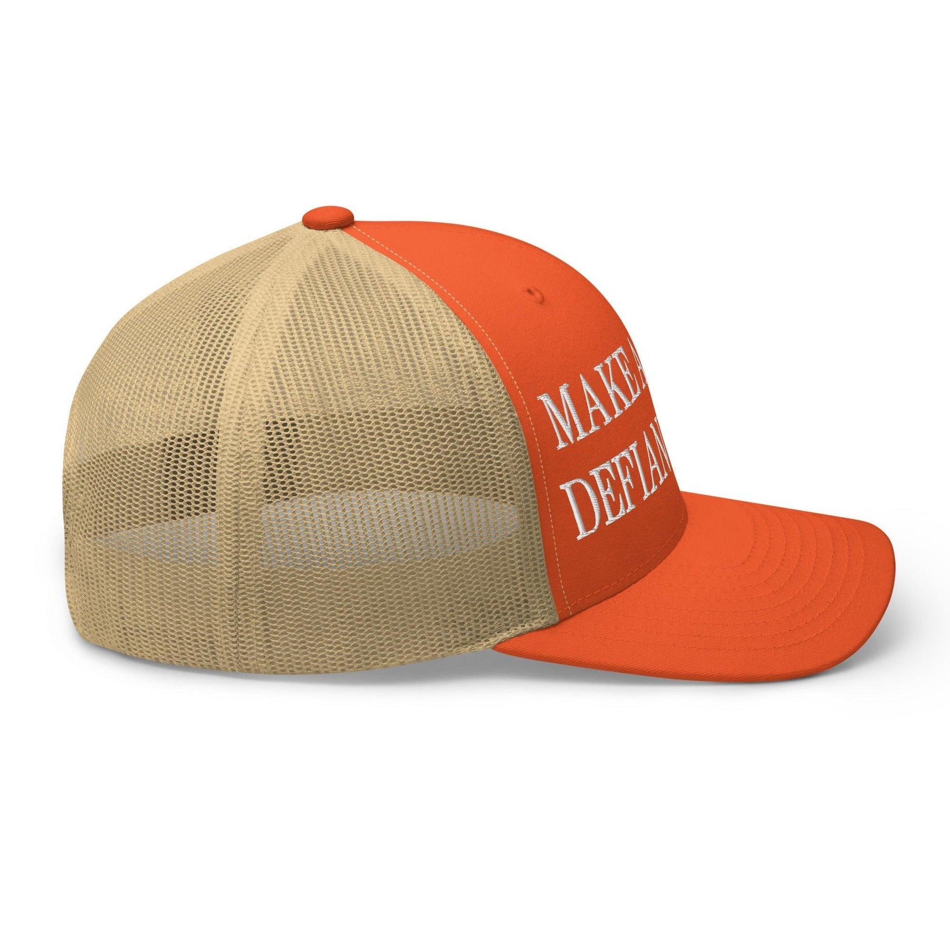 Make America Defiant Again Embroidered Mesh Trucker Hat Capital Crowns LADs Make Again Trucker Hats