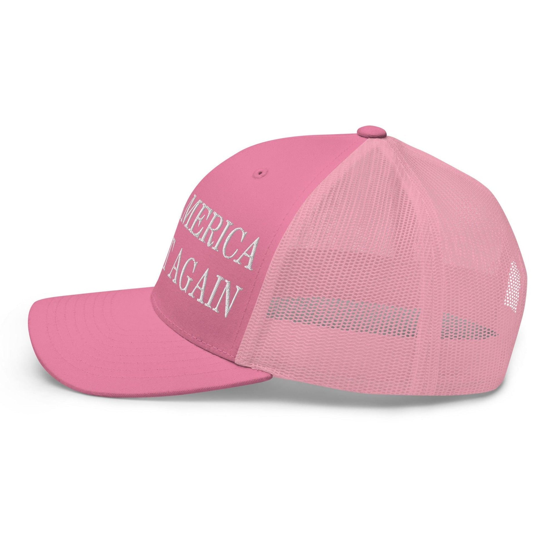 Make America Defiant Again Embroidered Mesh Trucker Hat Capital Crowns LADs Make Again Trucker Hats