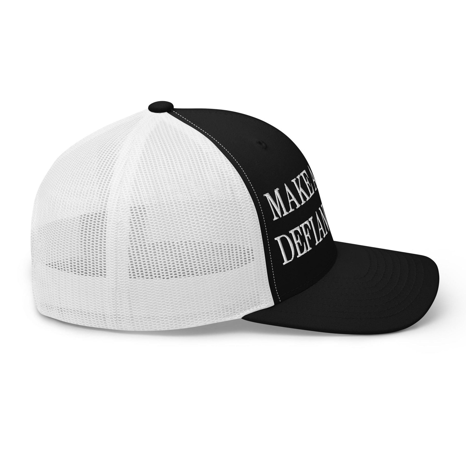 Make America Defiant Again Embroidered Mesh Trucker Hat Capital Crowns LADs Make Again Trucker Hats
