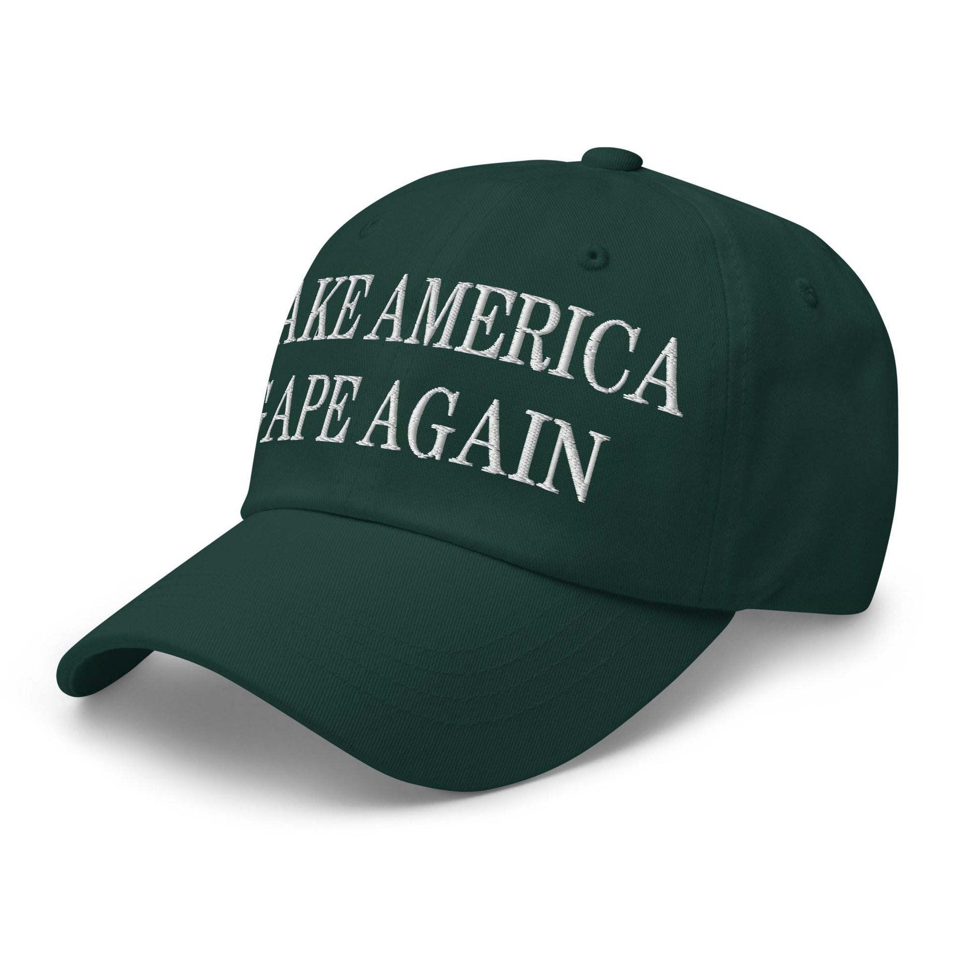 Make America Gape Again Embroidered Dad Hat Capital Crowns Dad Hats LADs Make Again